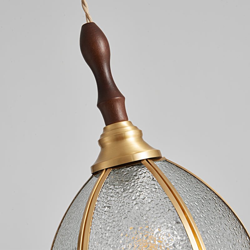 Floraner Brass & Glass Pendant Lamp - Letslighting
