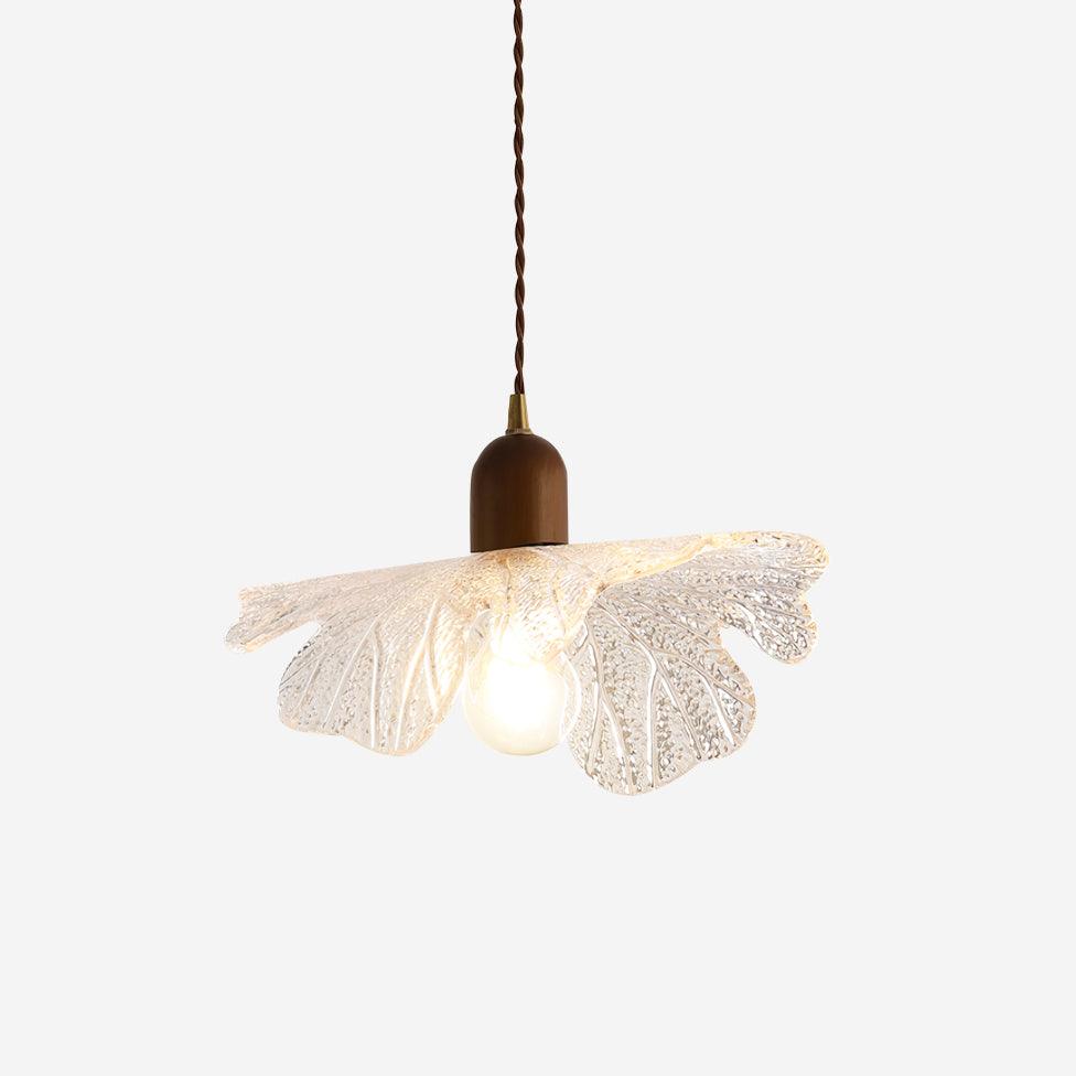 Pendant Lamp Tiffany-Style Glass Floral Shade Art Nouveau Charm - Letslighting