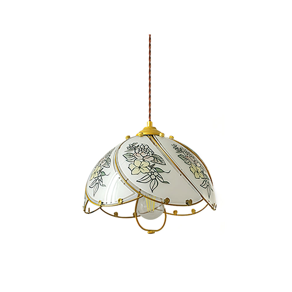 Tiffany Lily Pendant Light Glass - Letslighting