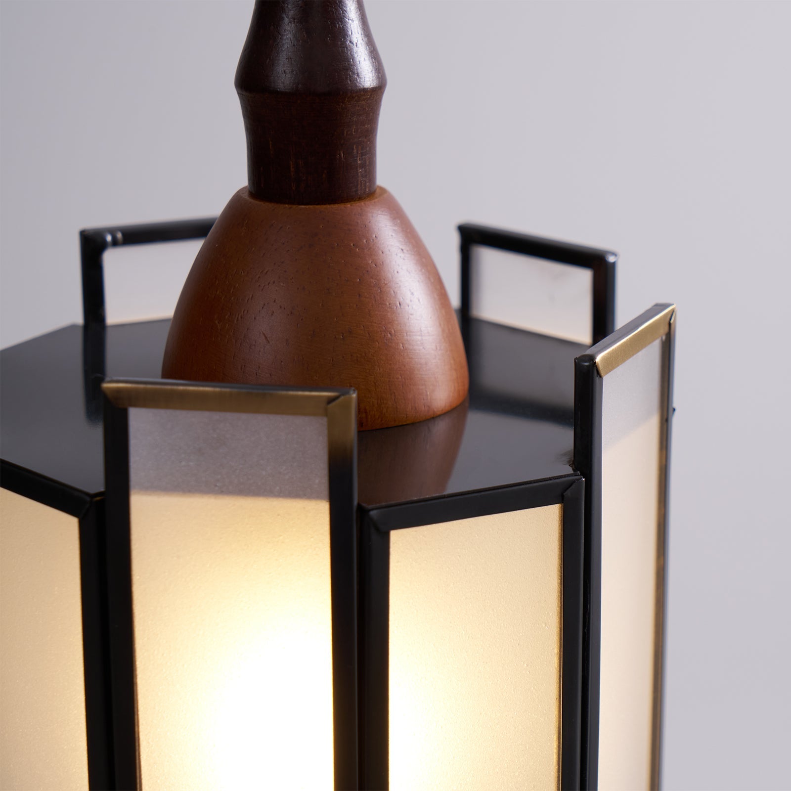 Florace Wood & Glass Vintage Pendant Lamp - Letslighting