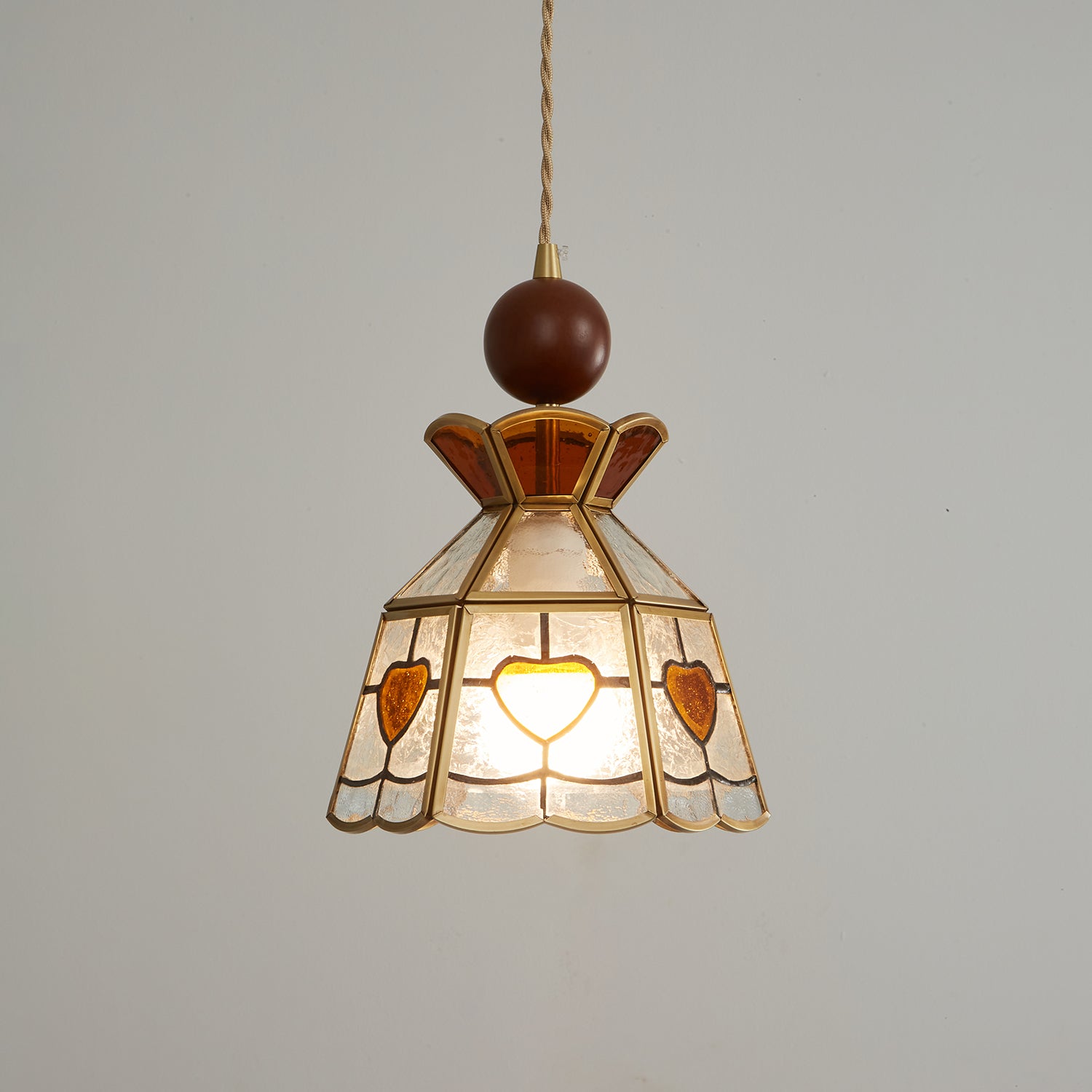Florace Wood & Glass Vintage Pendant Lamp - Letslighting