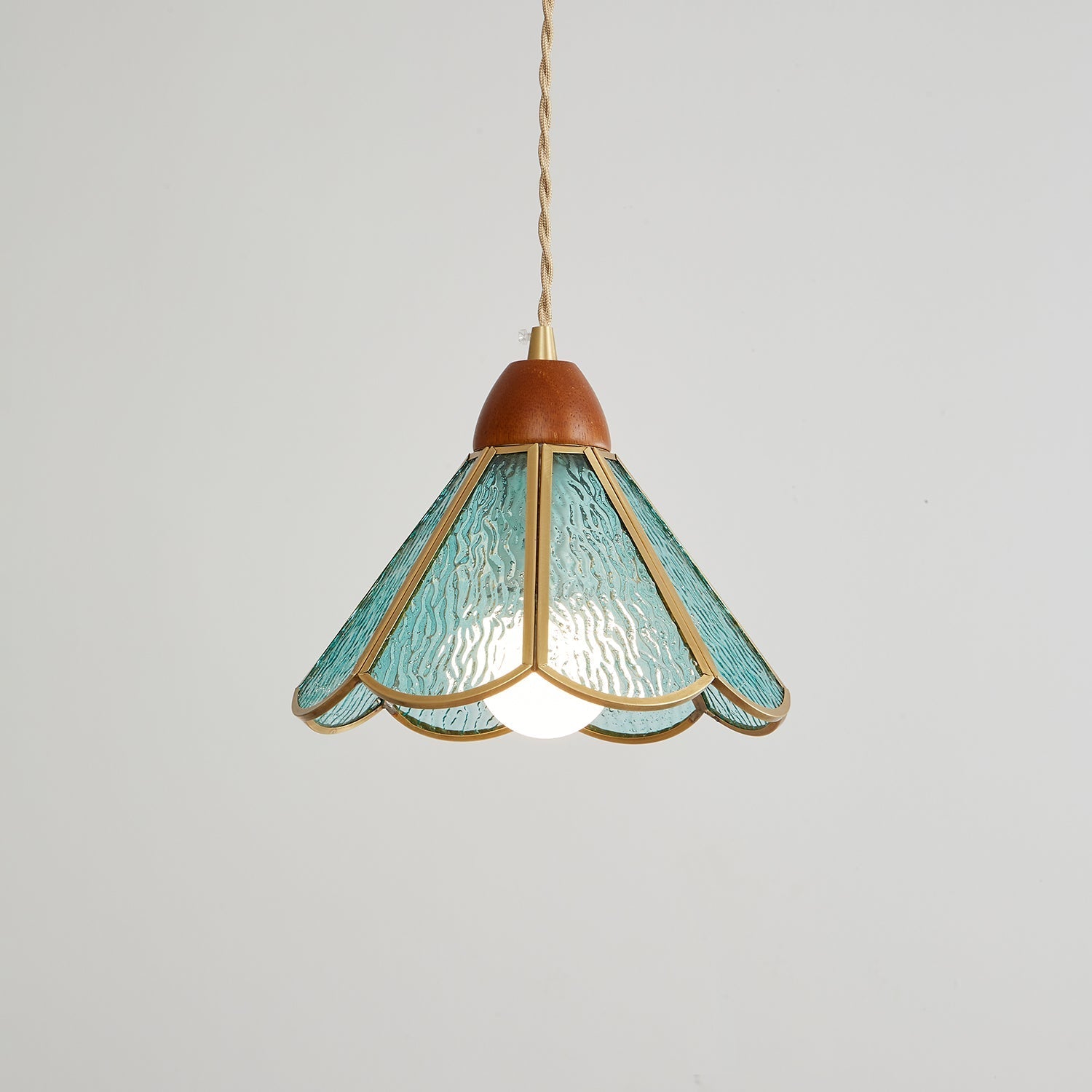 Florace Wood & Glass Vintage Pendant Lamp - Letslighting