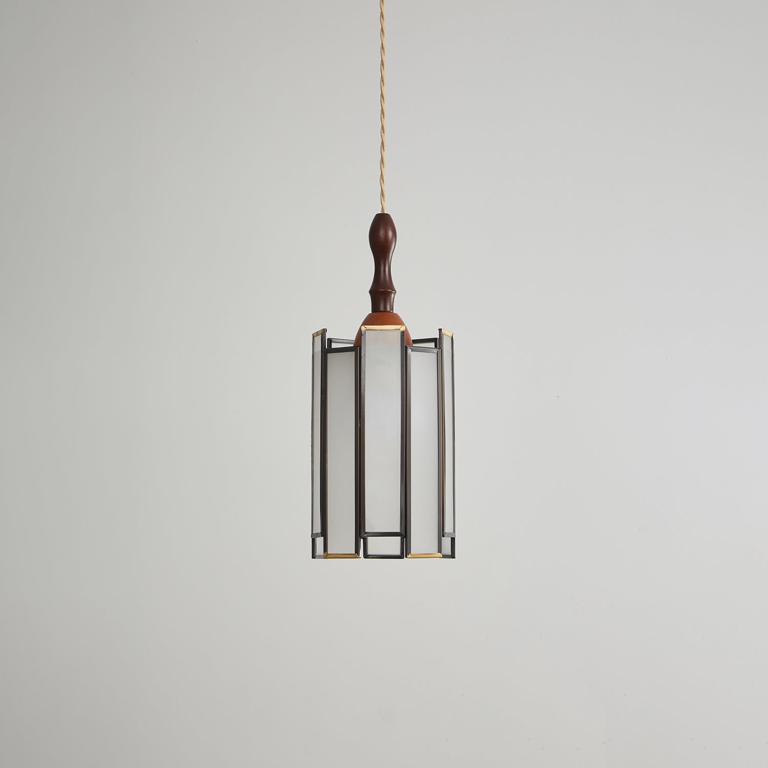 Florace Wood & Glass Vintage Pendant Lamp - Letslighting