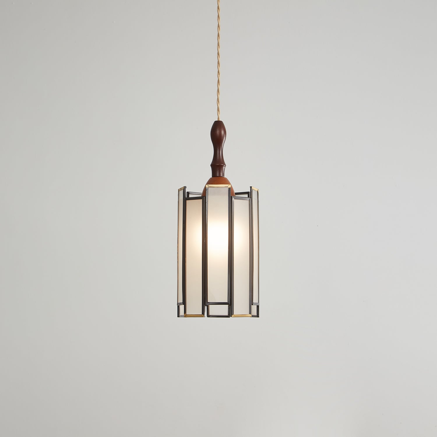 Florace Wood & Glass Vintage Pendant Lamp - Letslighting