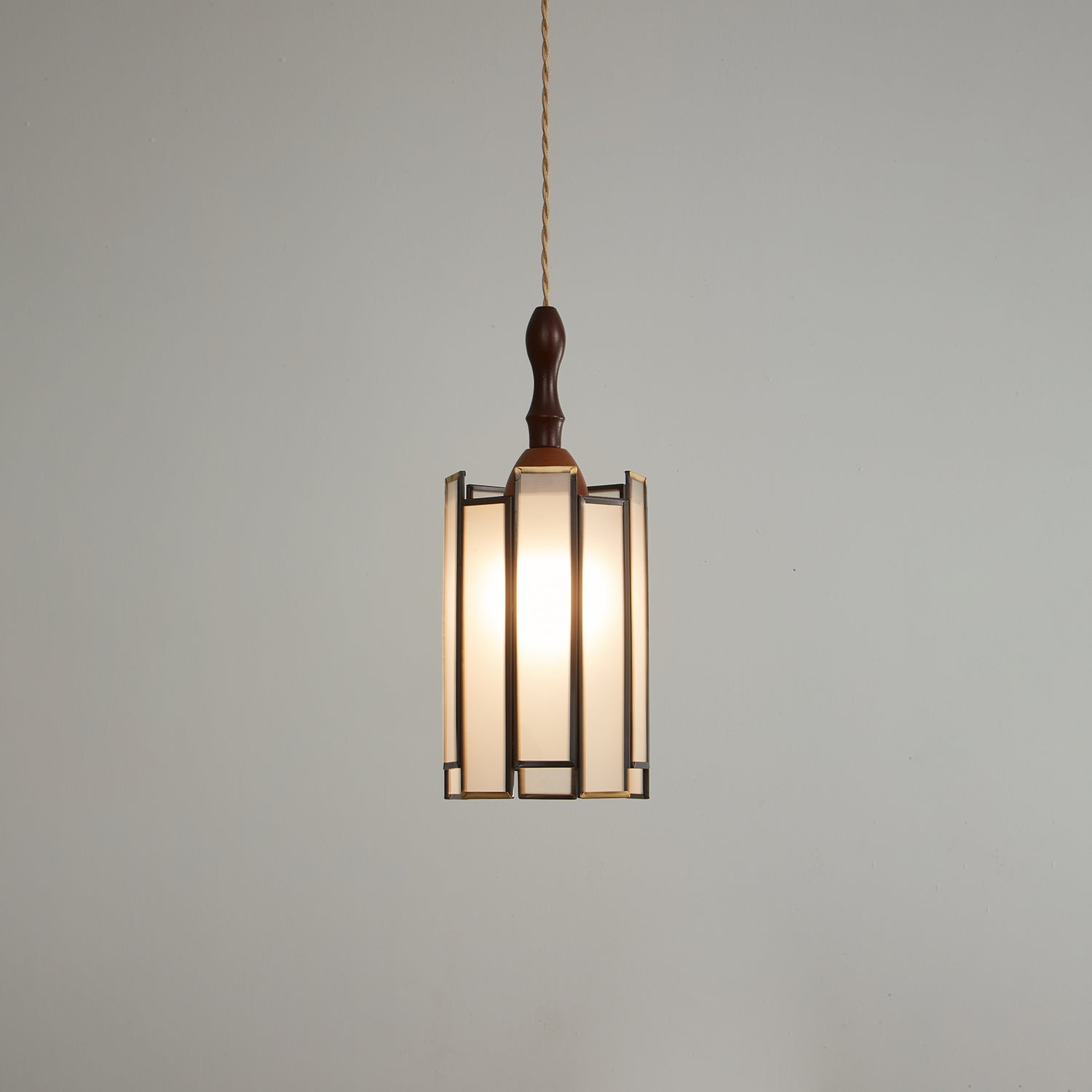 Florace Wood & Glass Vintage Pendant Lamp - Letslighting