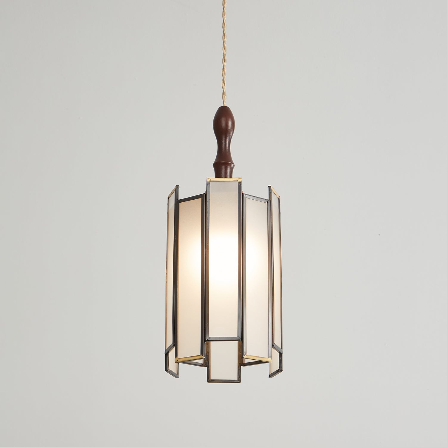 Florace Wood & Glass Vintage Pendant Lamp - Letslighting