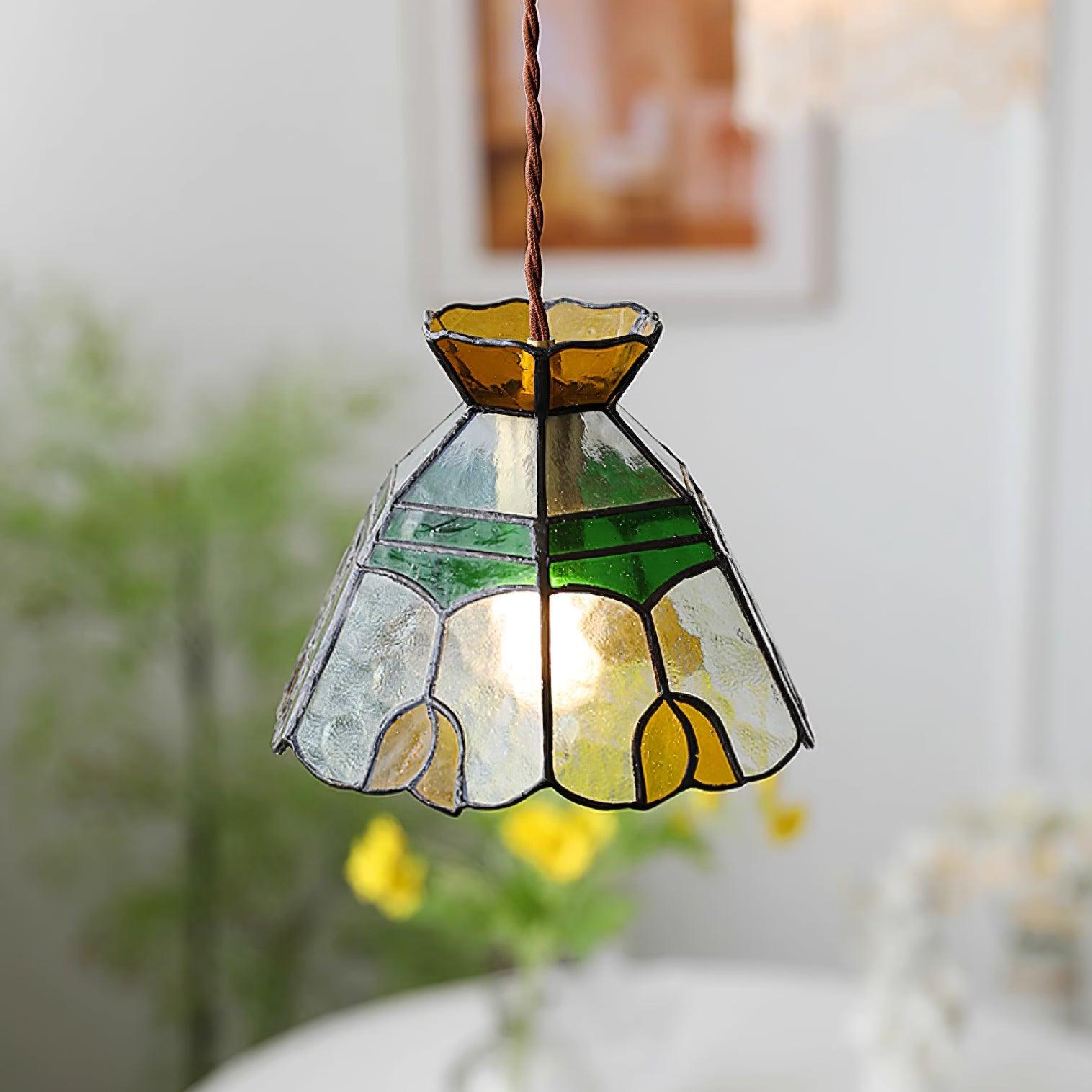 Eldine Stained Glass Pendant Light - Letslighting