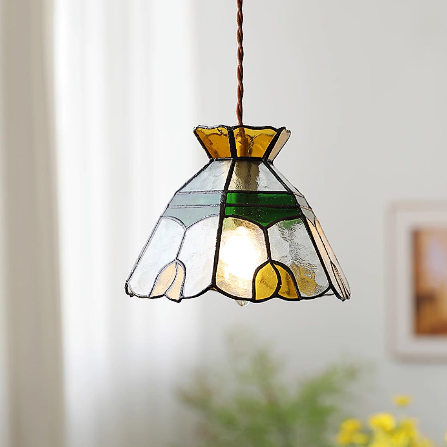 Eldine Stained Glass Pendant Light - Letslighting