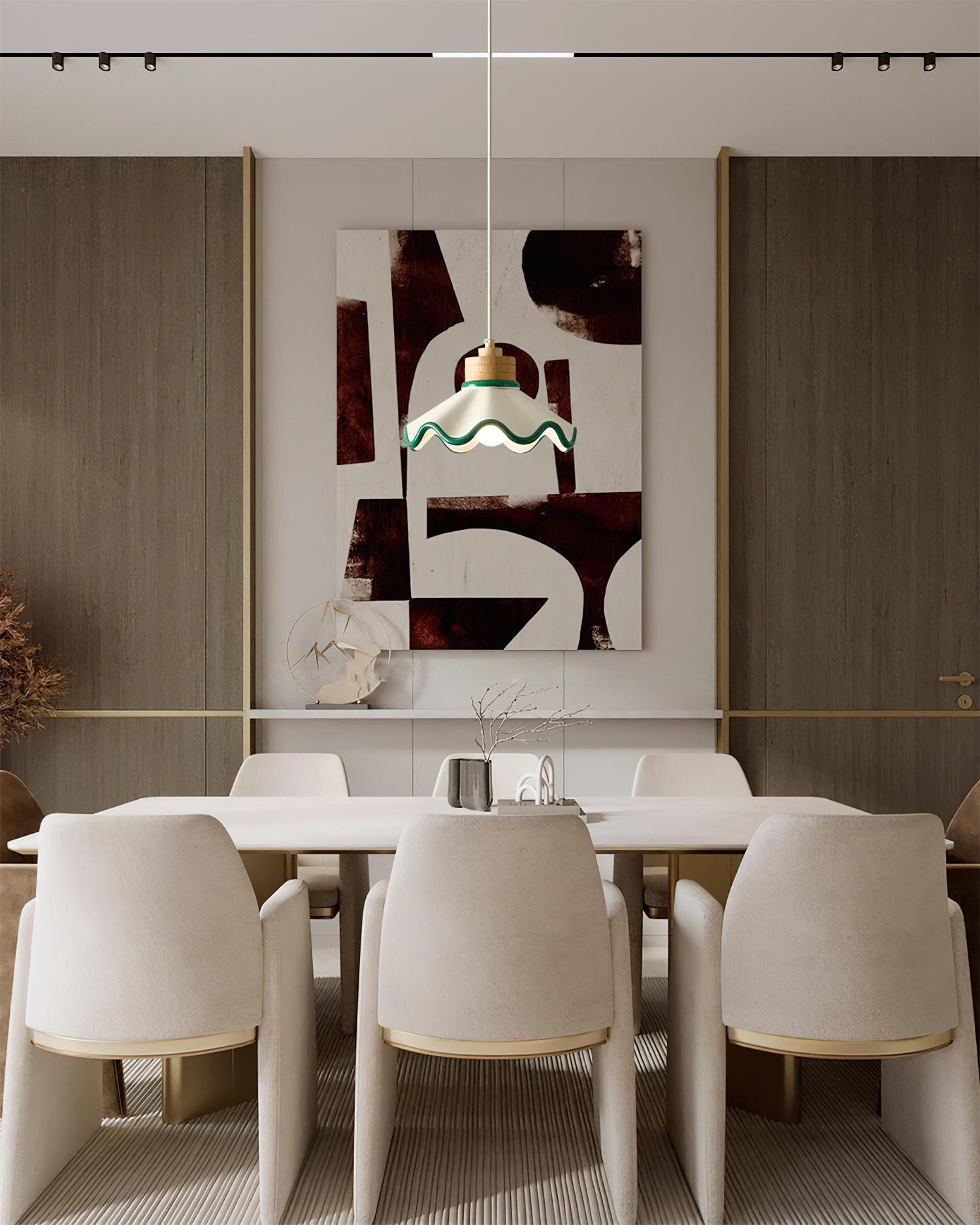 Tilda Pendant Lamp Cheerful Scalloped Whimsy - Letslighting