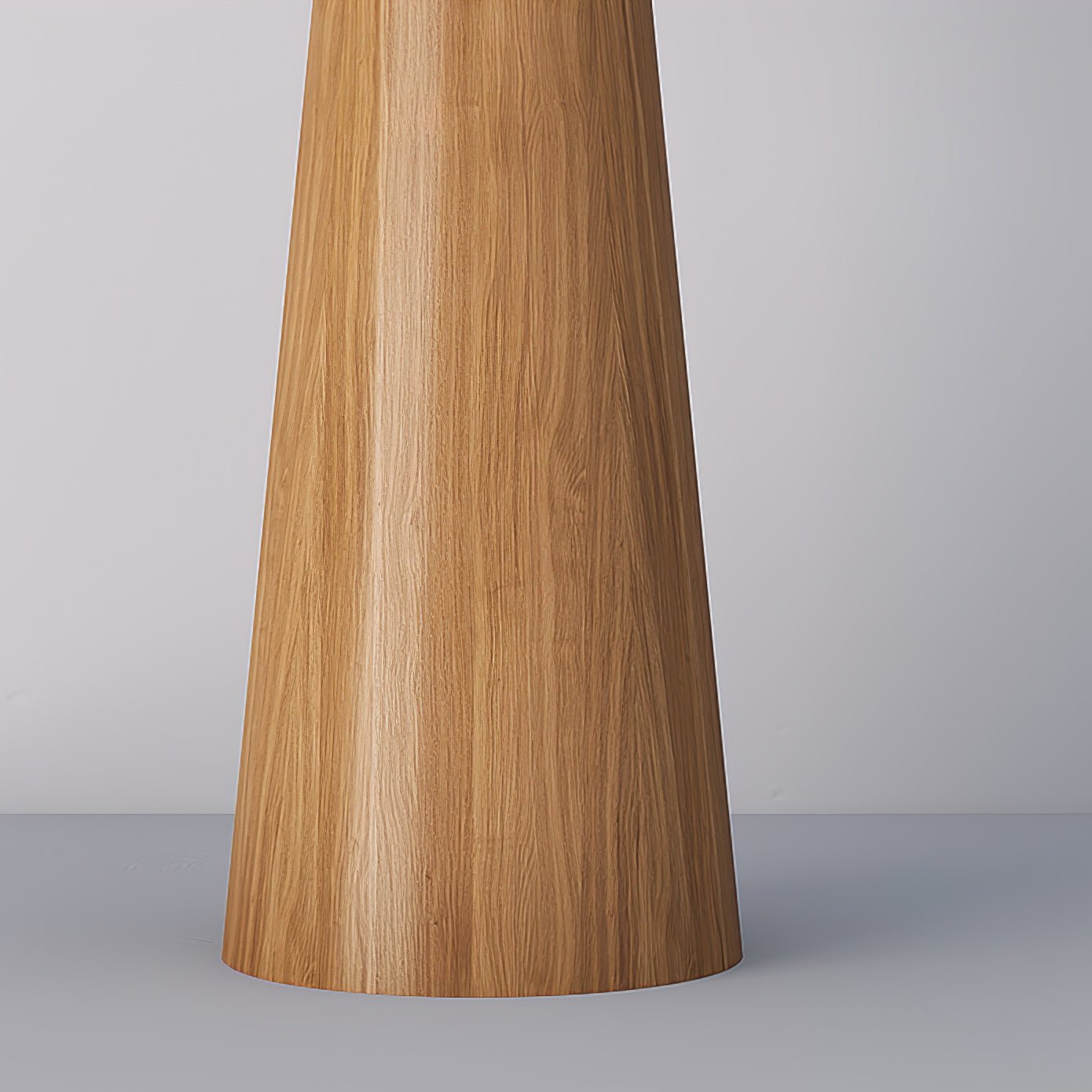 Apex Wooden Tapered Floor Lamp - Letslighting
