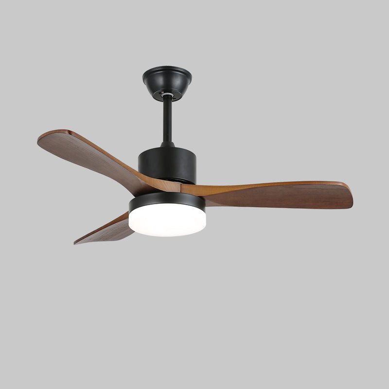 Darian Minimalist Wood Ceiling Fan Light - Letslighting