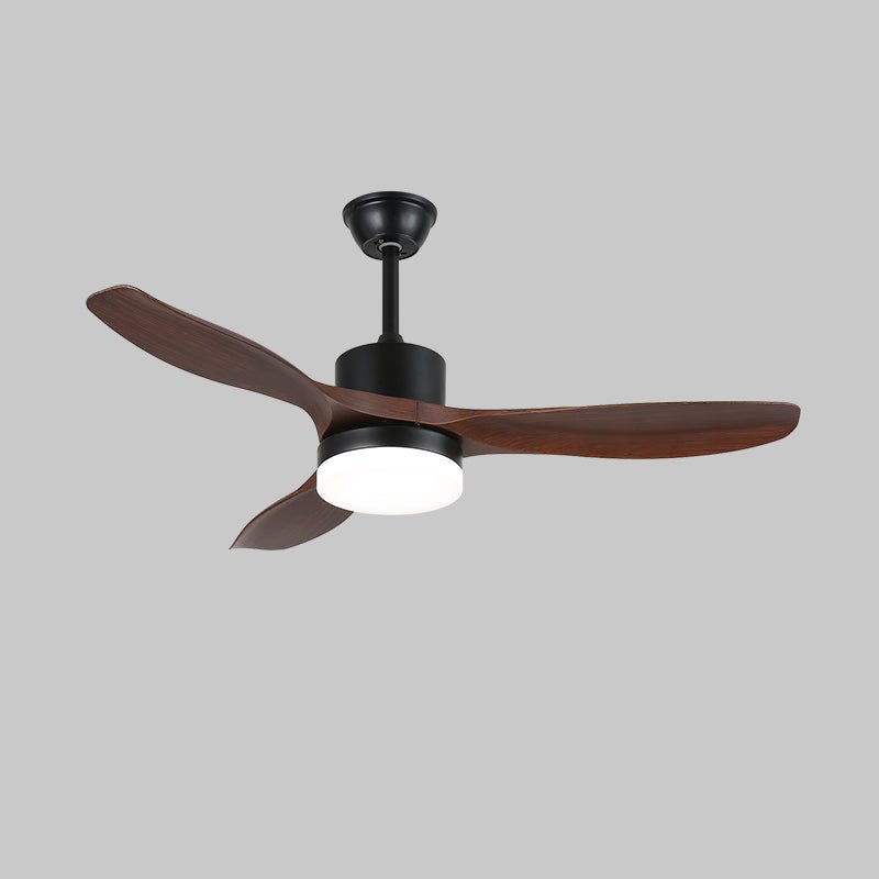 Darian Minimalist Wood Ceiling Fan Light - Letslighting