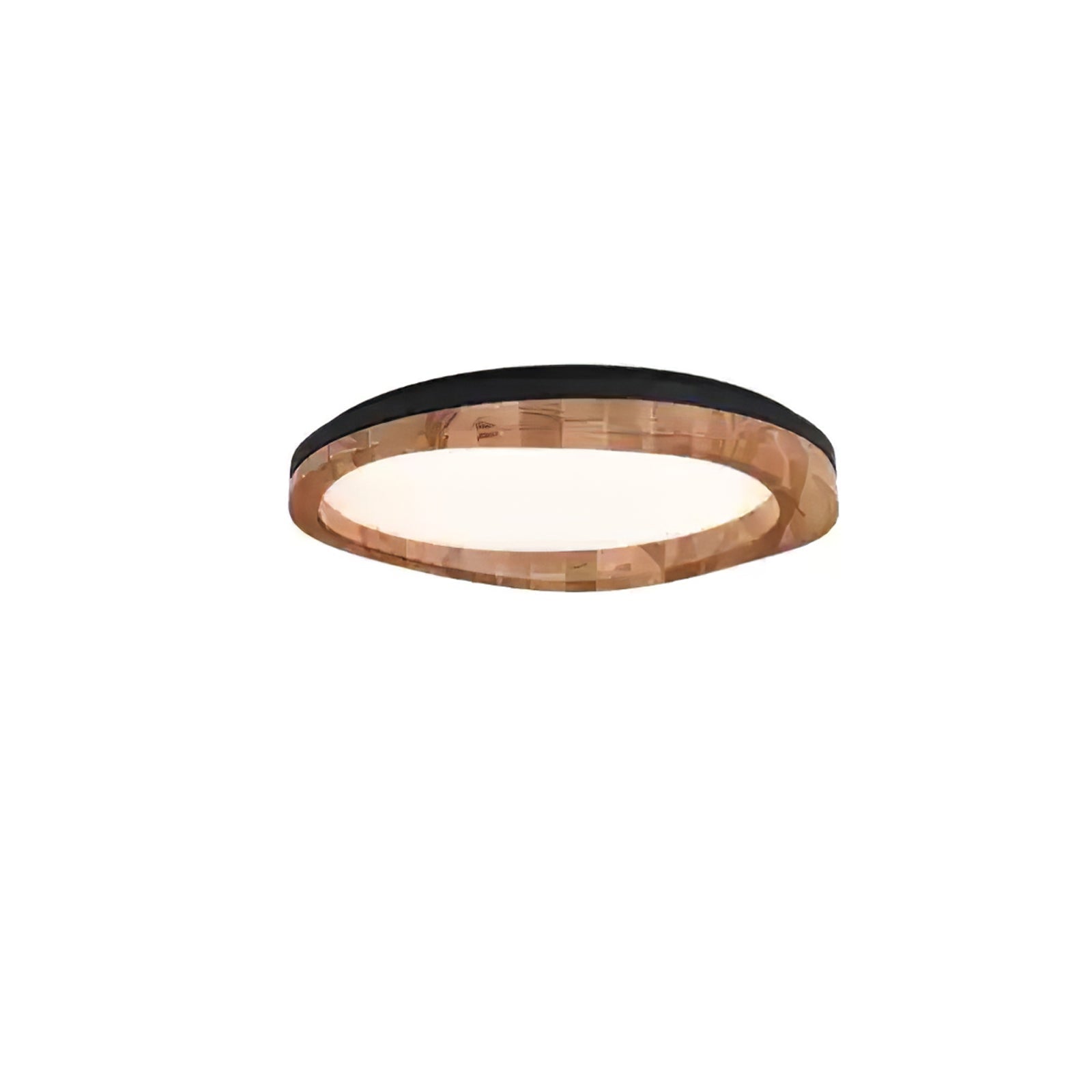 Artalis Walnut Wood Flush Mount - Letslighting