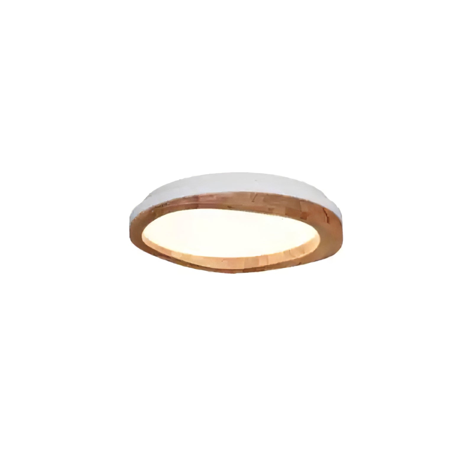 Artalis Walnut Wood Flush Mount - Letslighting