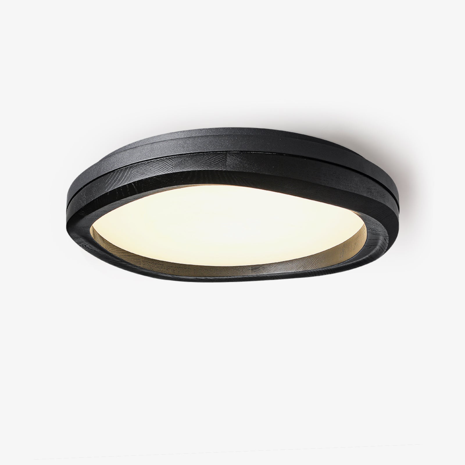 Artalis Walnut Wood Flush Mount - Letslighting