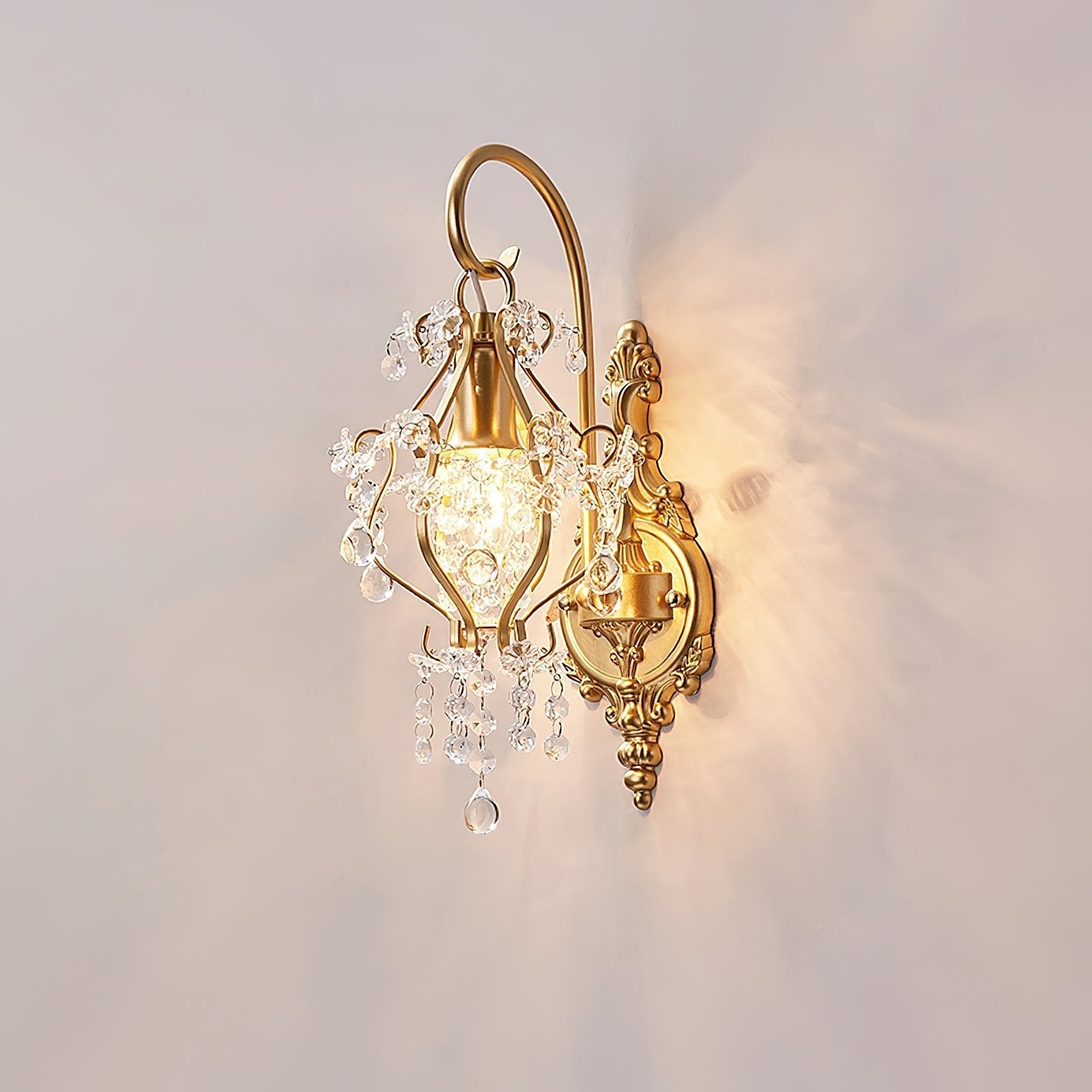 Gwynne Postmodern Luxury Crystal Wall Lamp - Letslighting