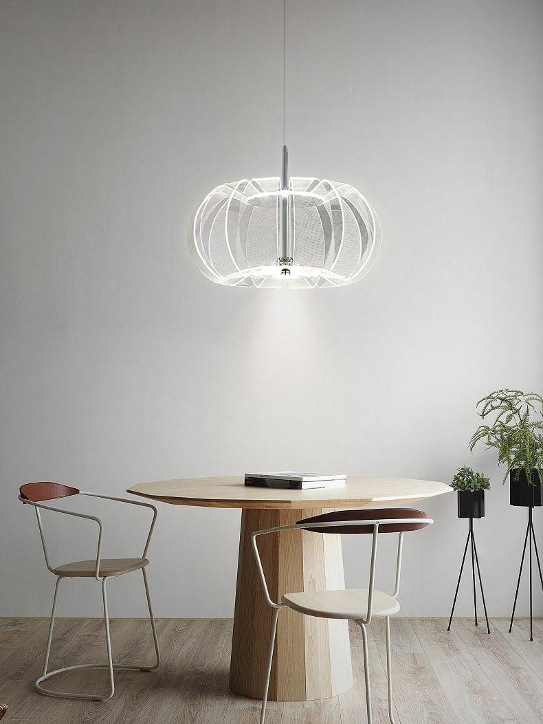 Zorina Steel Acrylic Pendant Light - Letslighting