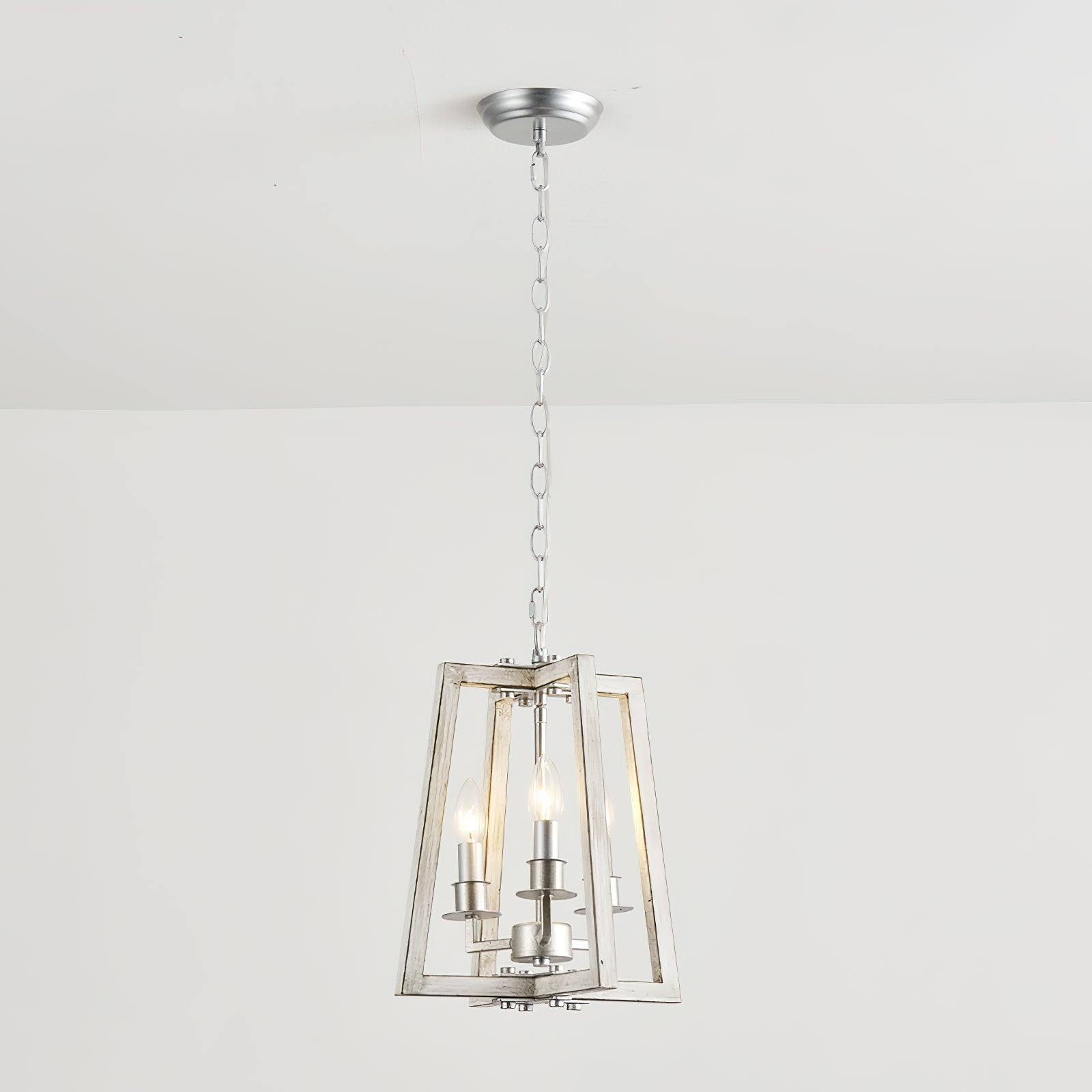 Tinsley Vintage Open Frame Wood Pendant Lamp - Letslighting