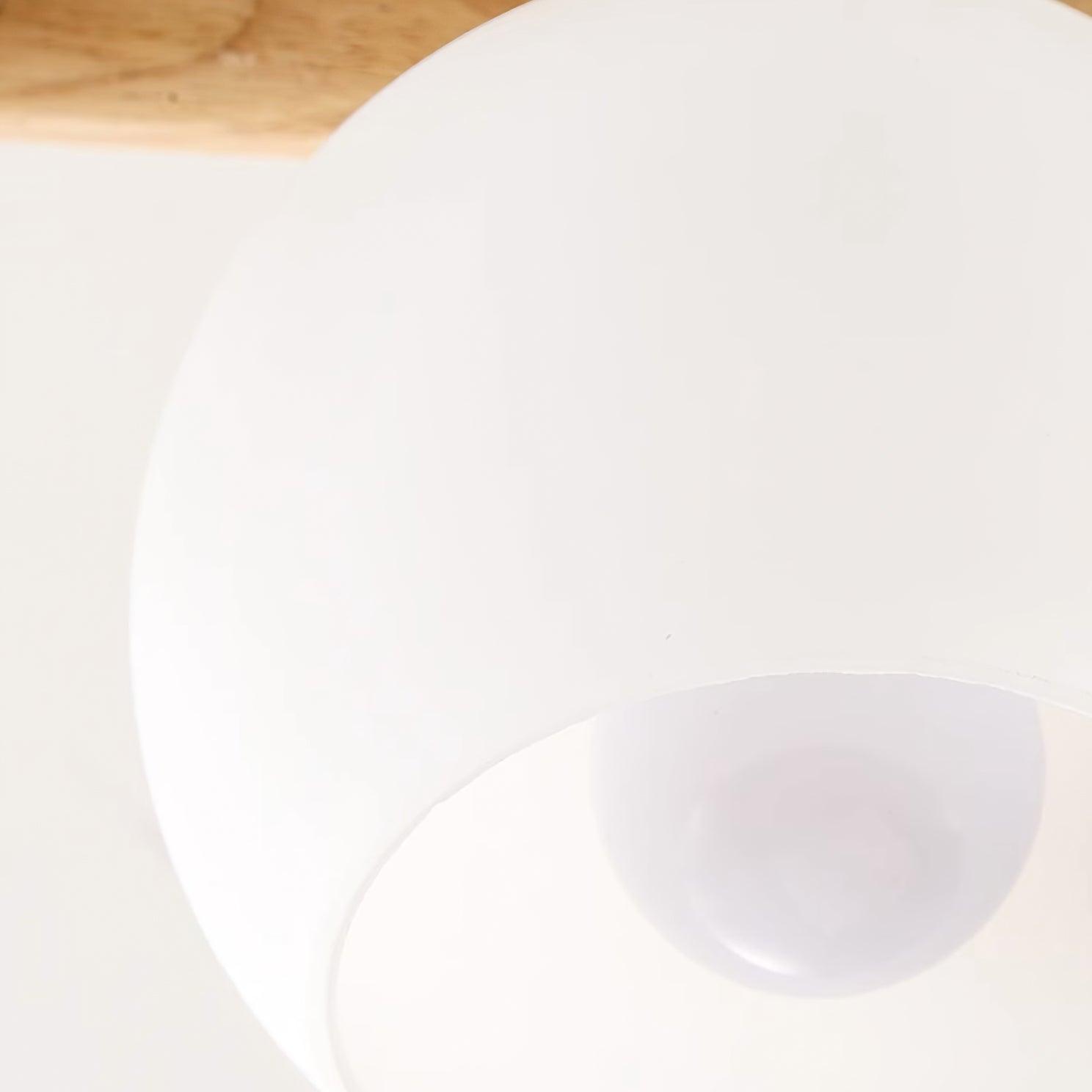 Ceiling Light Wood Body Glass Globes Organic Warm Minimalist - Letslighting