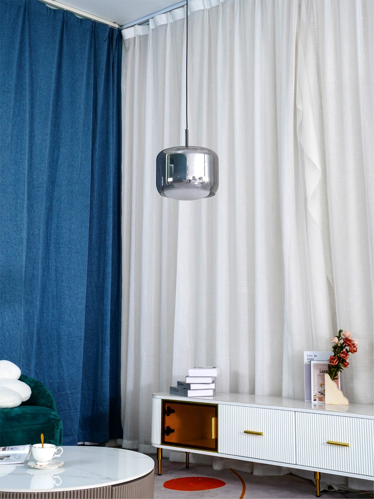 Vella Modern Glass Pendant Lamp - Letslighting