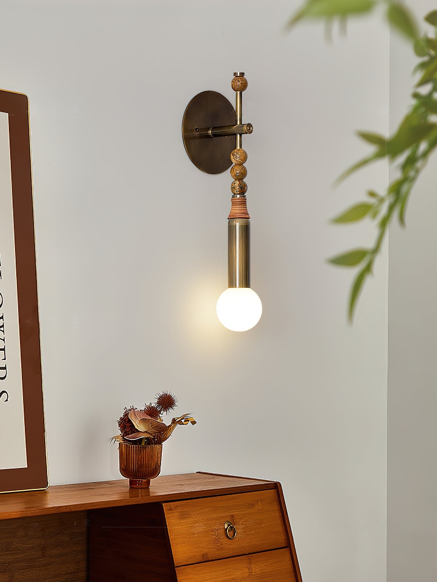 Nicole Modern Minimalist Marble Wall Lamp - Letslighting