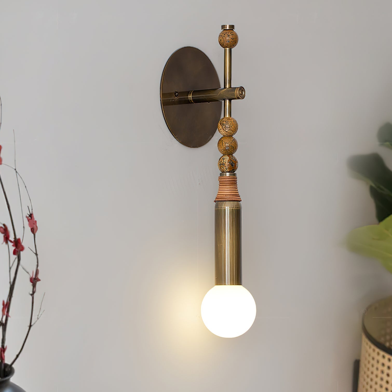 Nicole Modern Minimalist Marble Wall Lamp - Letslighting