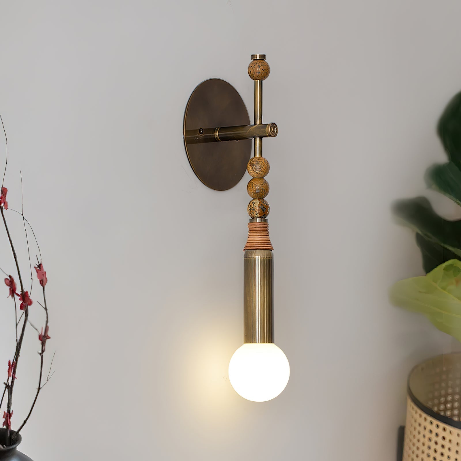 Nicole Modern Minimalist Marble Wall Lamp - Letslighting