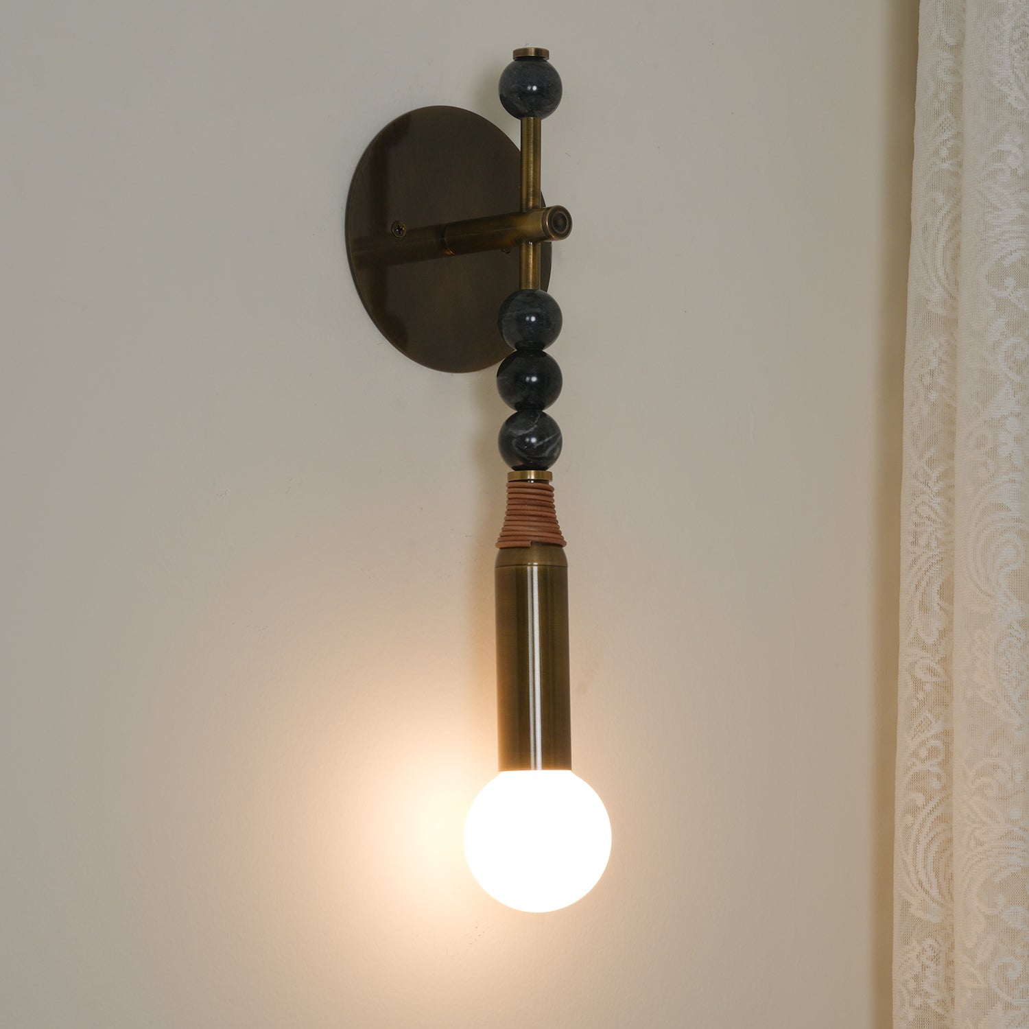 Roma Vintage Wall Lamp Marble - Letslighting