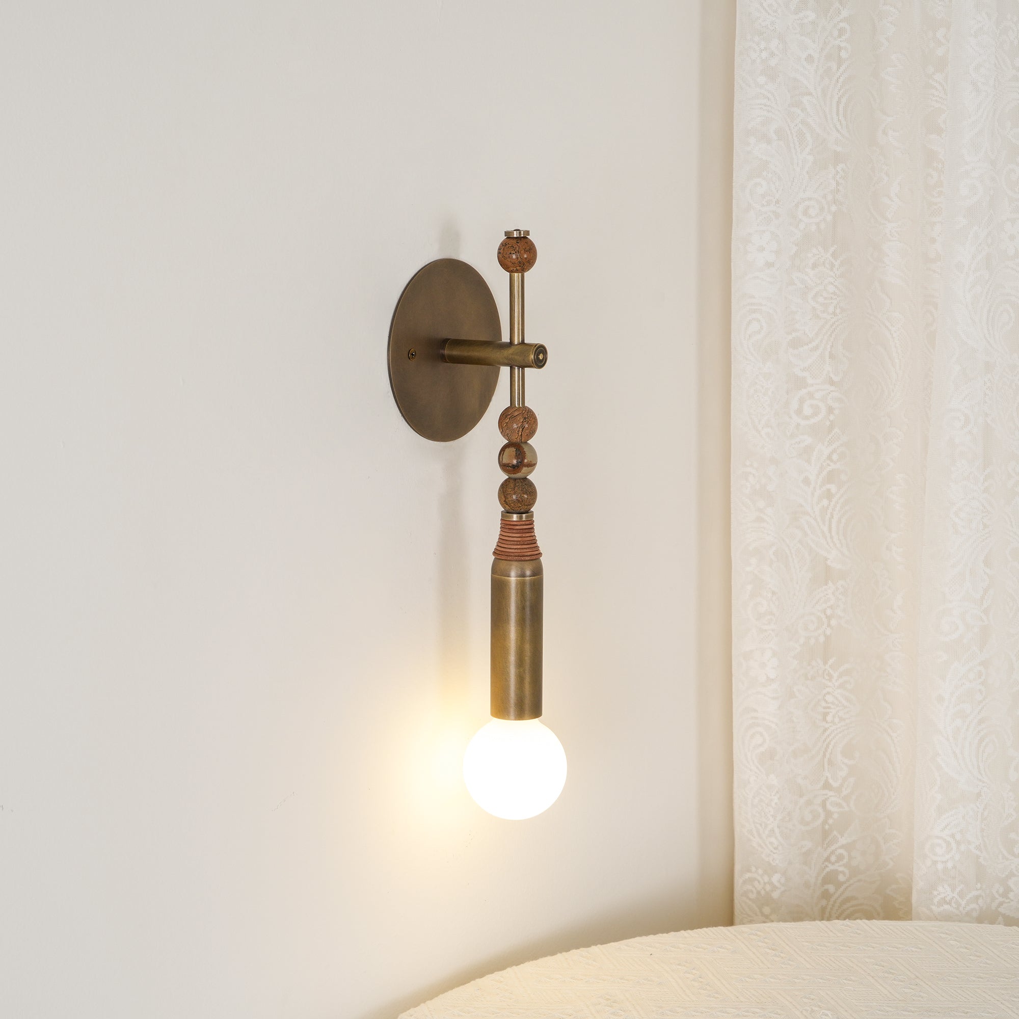 Roma Vintage Wall Lamp Marble - Letslighting
