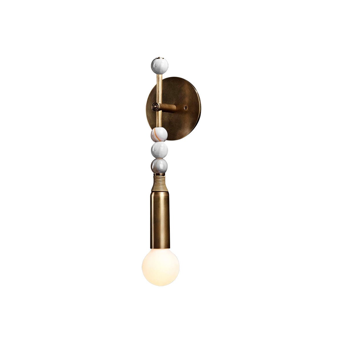 Nicole Modern Minimalist Marble Wall Lamp - Letslighting