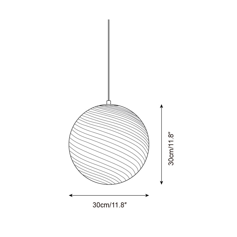 Joliv Glass Globe Pendant Lamp - Letslighting