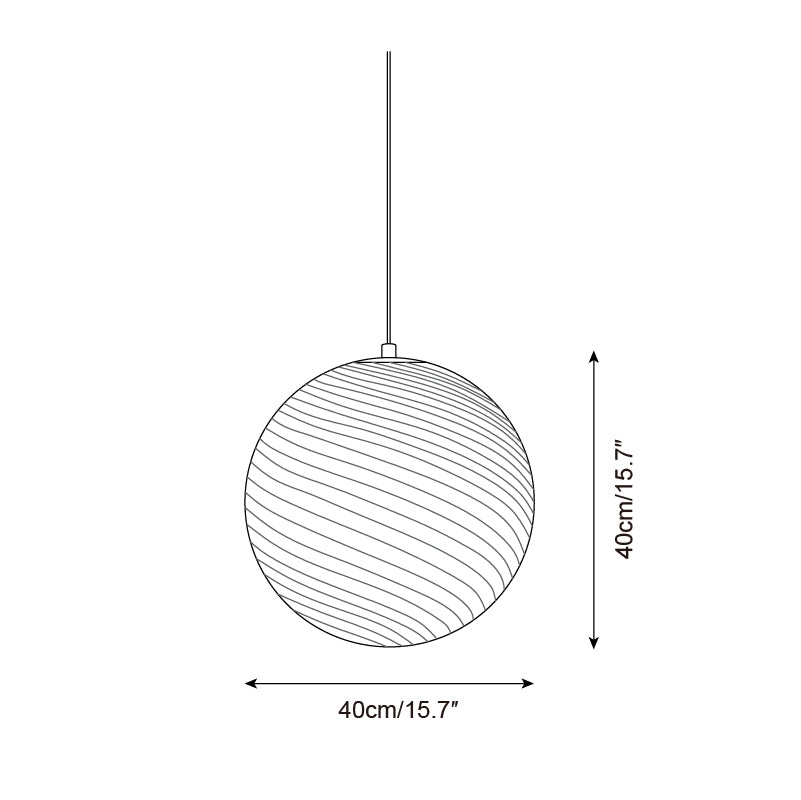 Joliv Glass Globe Pendant Lamp - Letslighting
