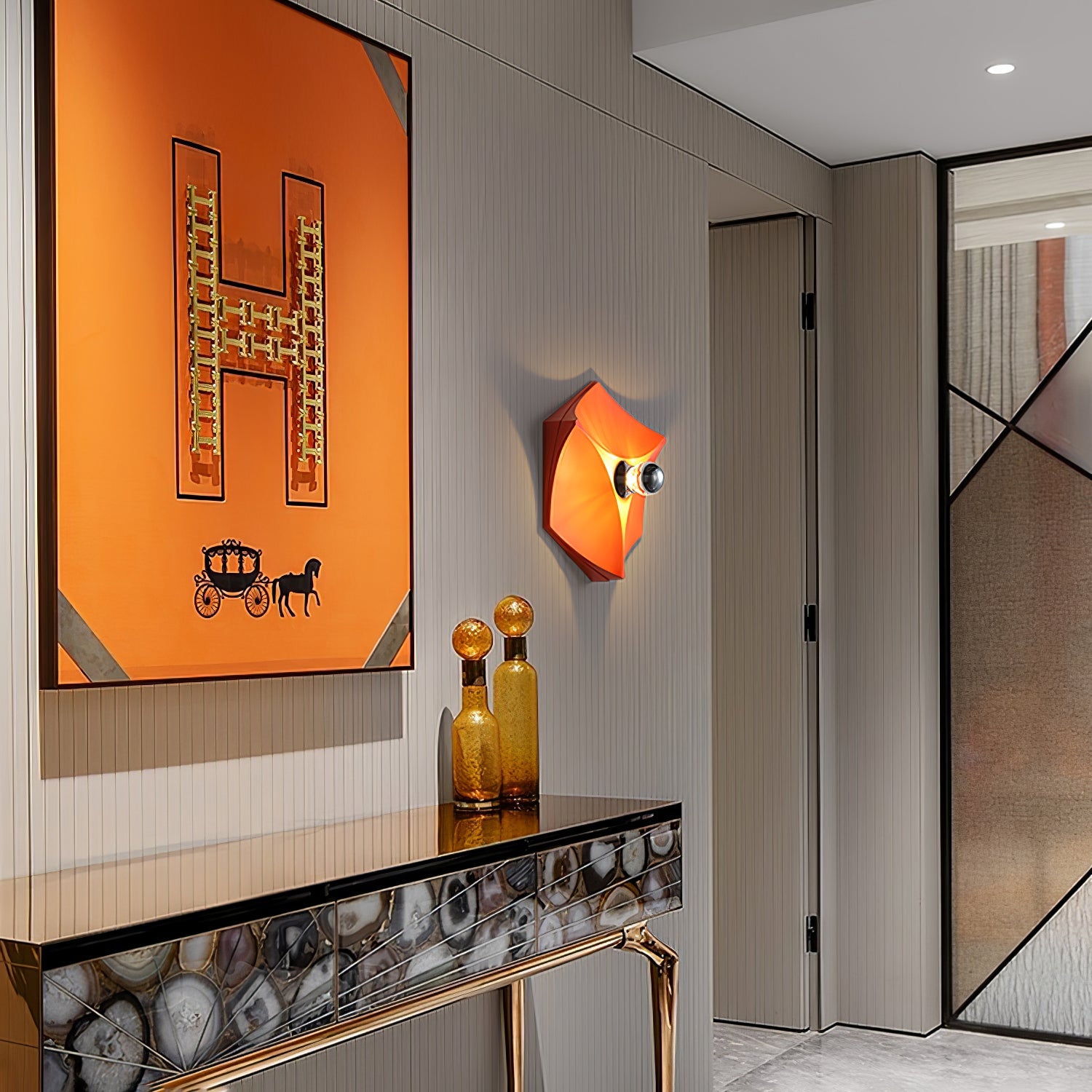 Toledo Wall Lamp Geometric Cube - Letslighting