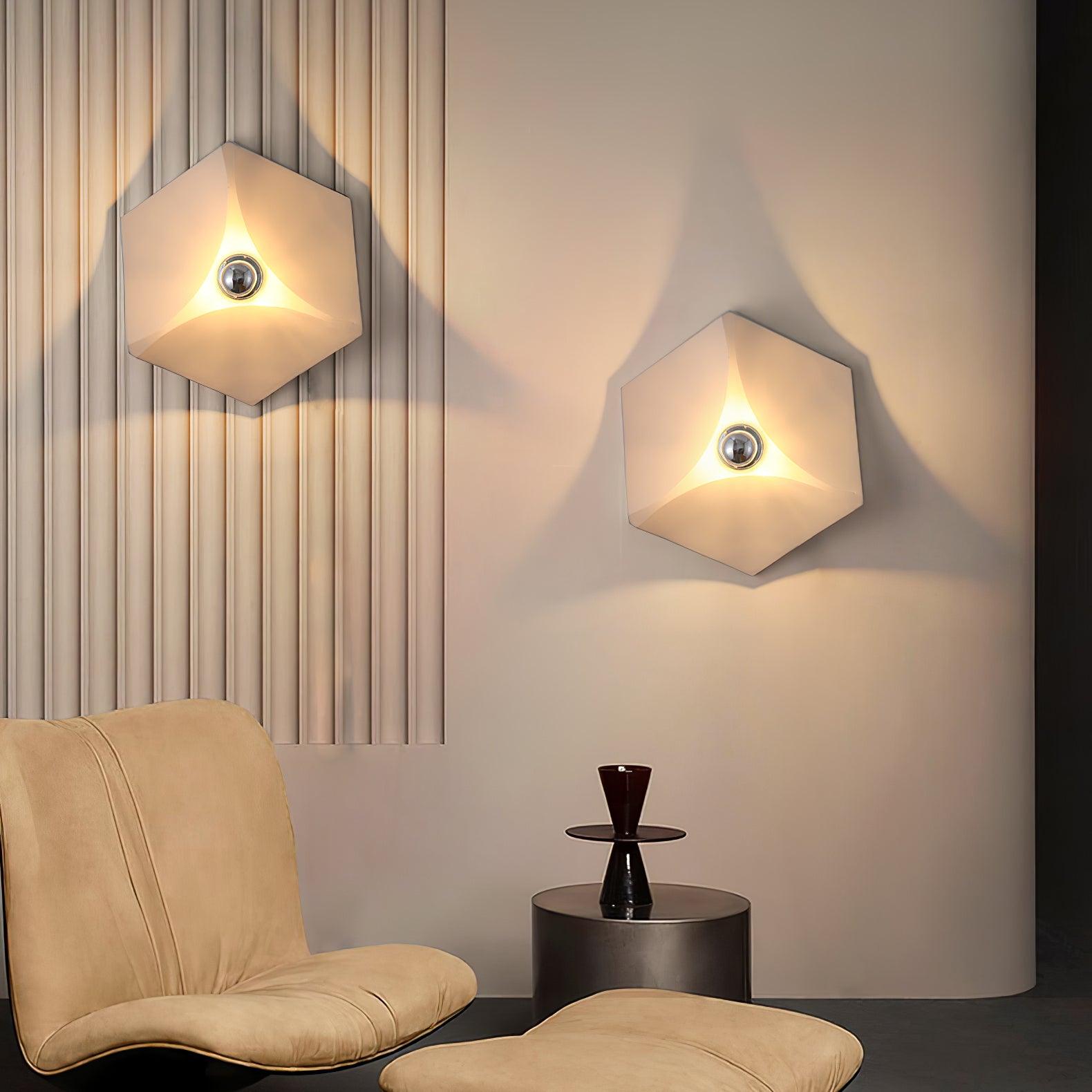 Toledo Wall Lamp Geometric Cube - Letslighting