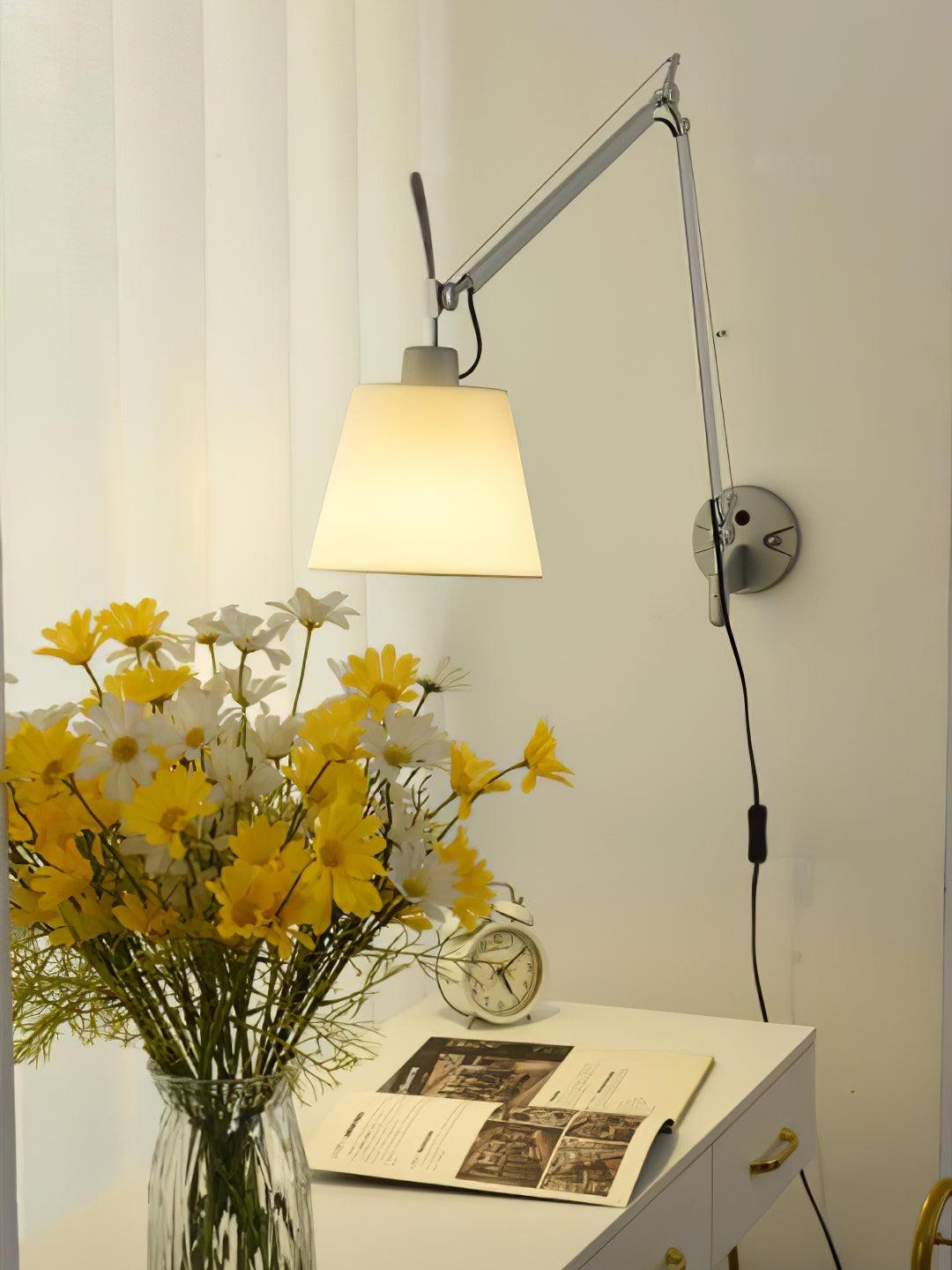 Elvinir Rocker Modern Design Fabric Wall Lamp - Letslighting