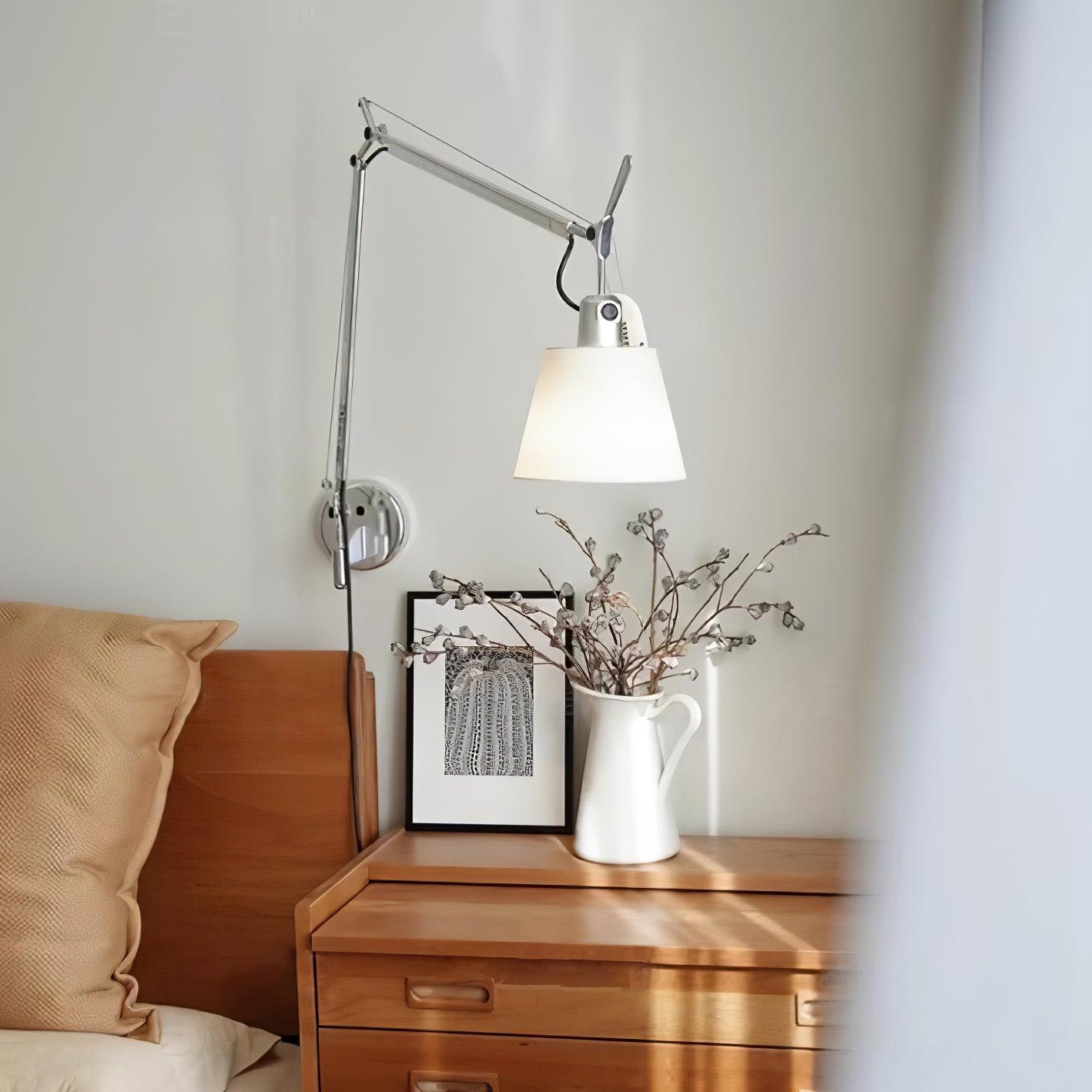 Elvinir Rocker Modern Design Fabric Wall Lamp - Letslighting