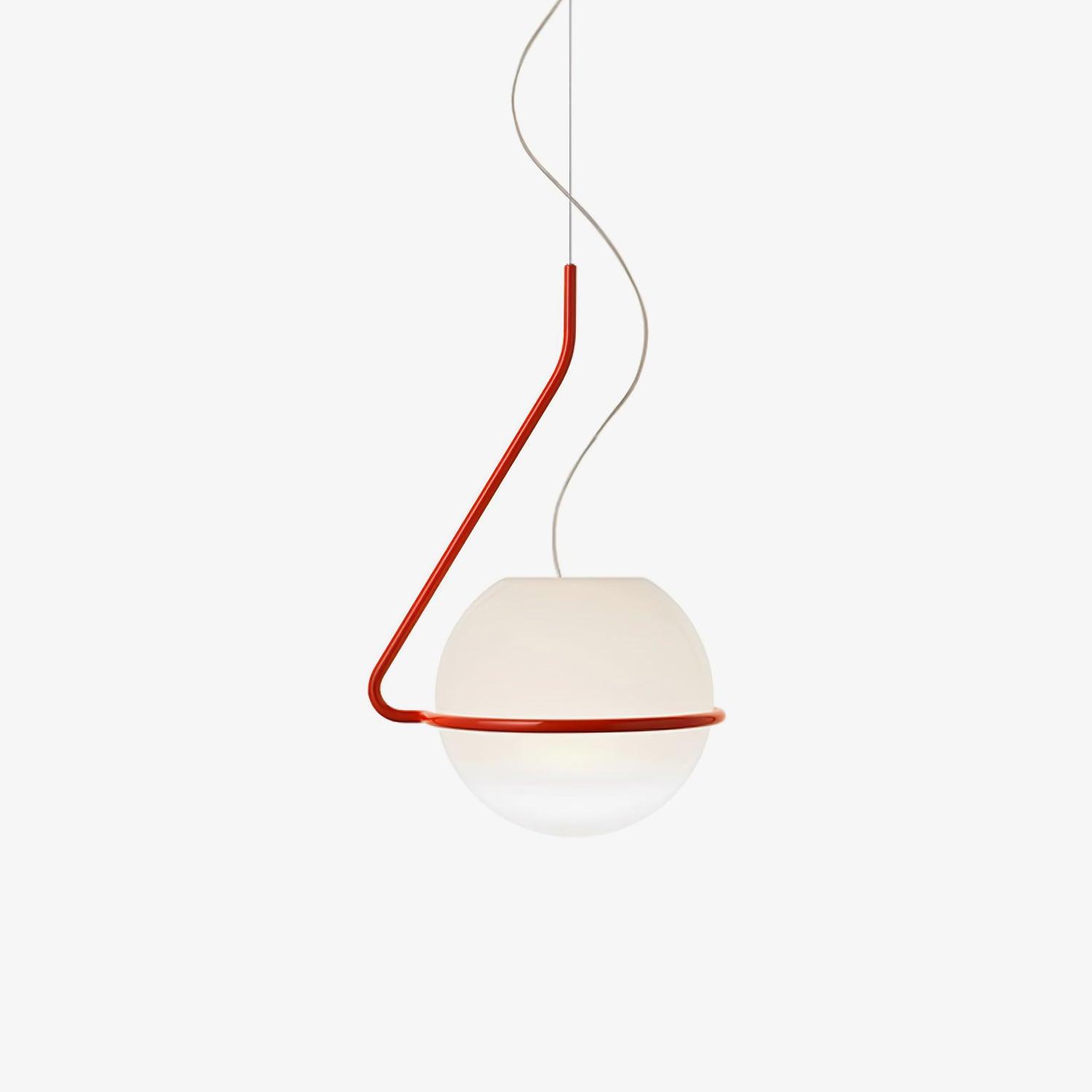 Circular Minimalist Glass Pendant Lamp - Letslighting