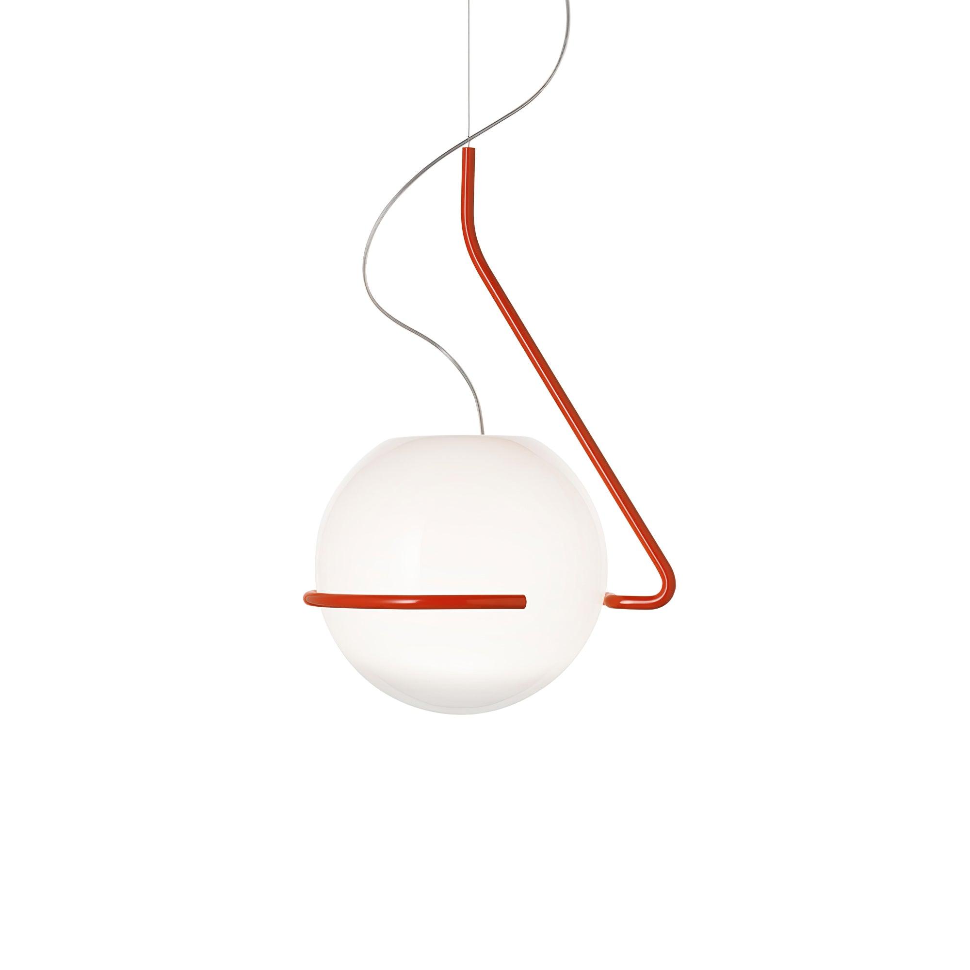 Circular Minimalist Glass Pendant Lamp - Letslighting