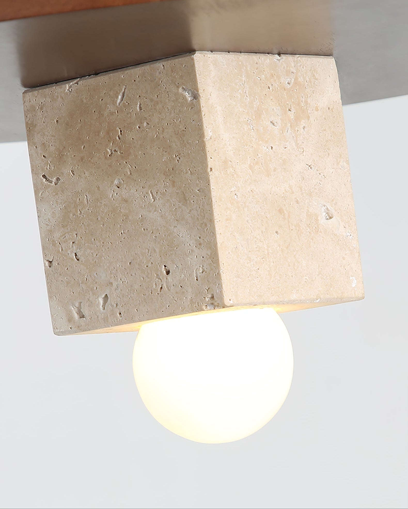 Ucariel Geometric Travertine Pendant Light - Letslighting