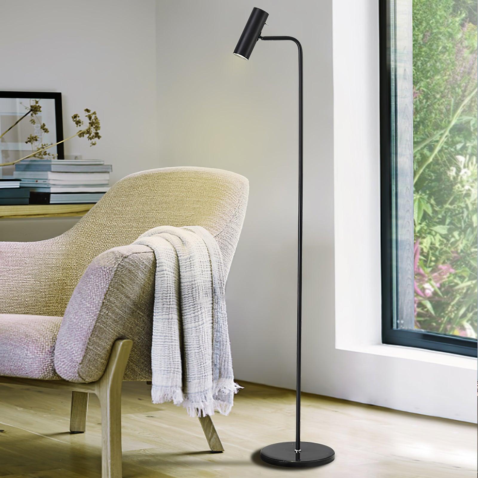 Orine Brass Industrial Floor Lamp - Letslighting