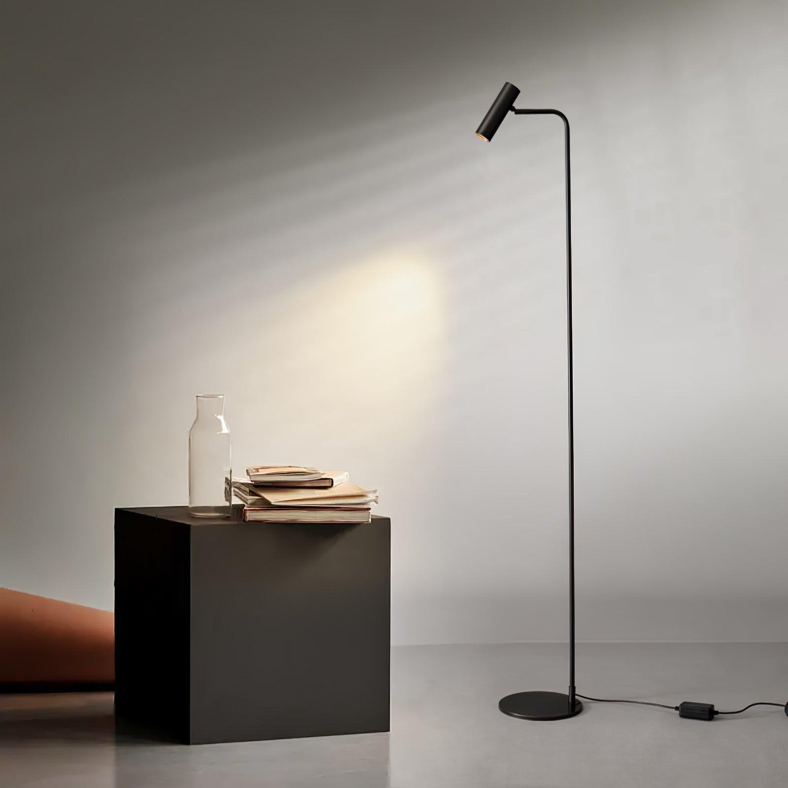 Orine Brass Industrial Floor Lamp - Letslighting