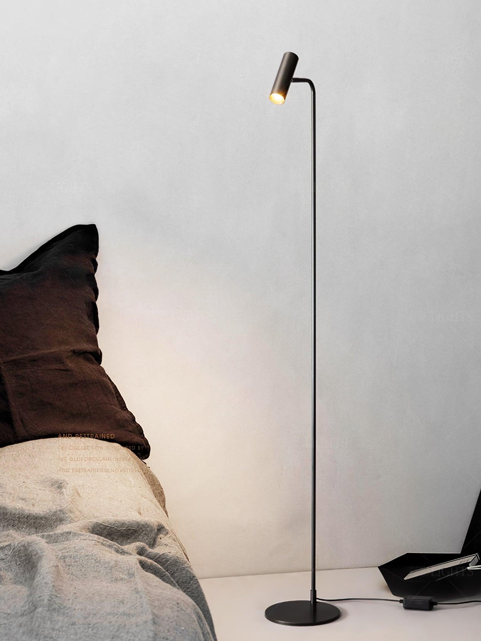 Orine Brass Industrial Floor Lamp - Letslighting