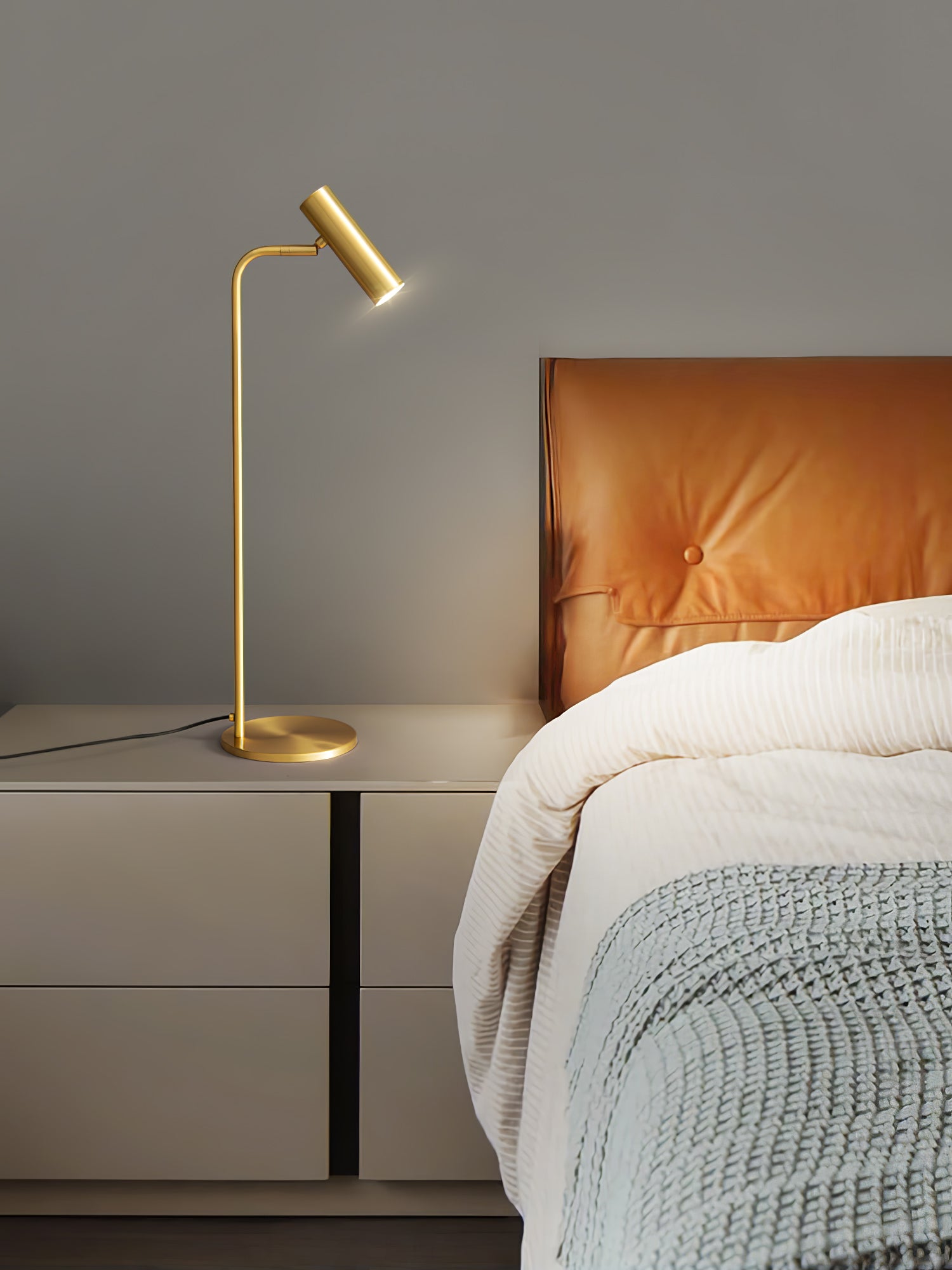 Briona Brass Industrial Table Lamp - Letslighting