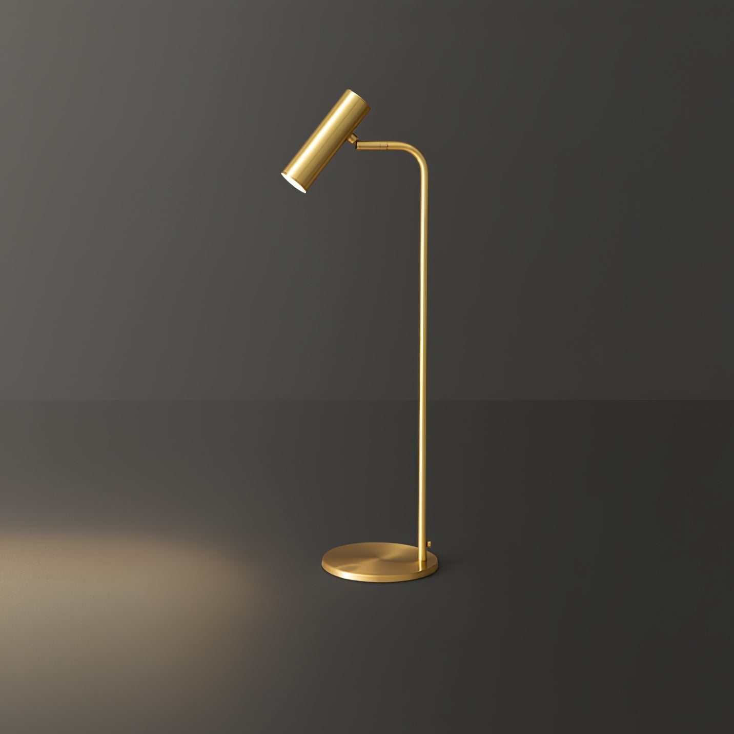 Briona Brass Industrial Table Lamp - Letslighting