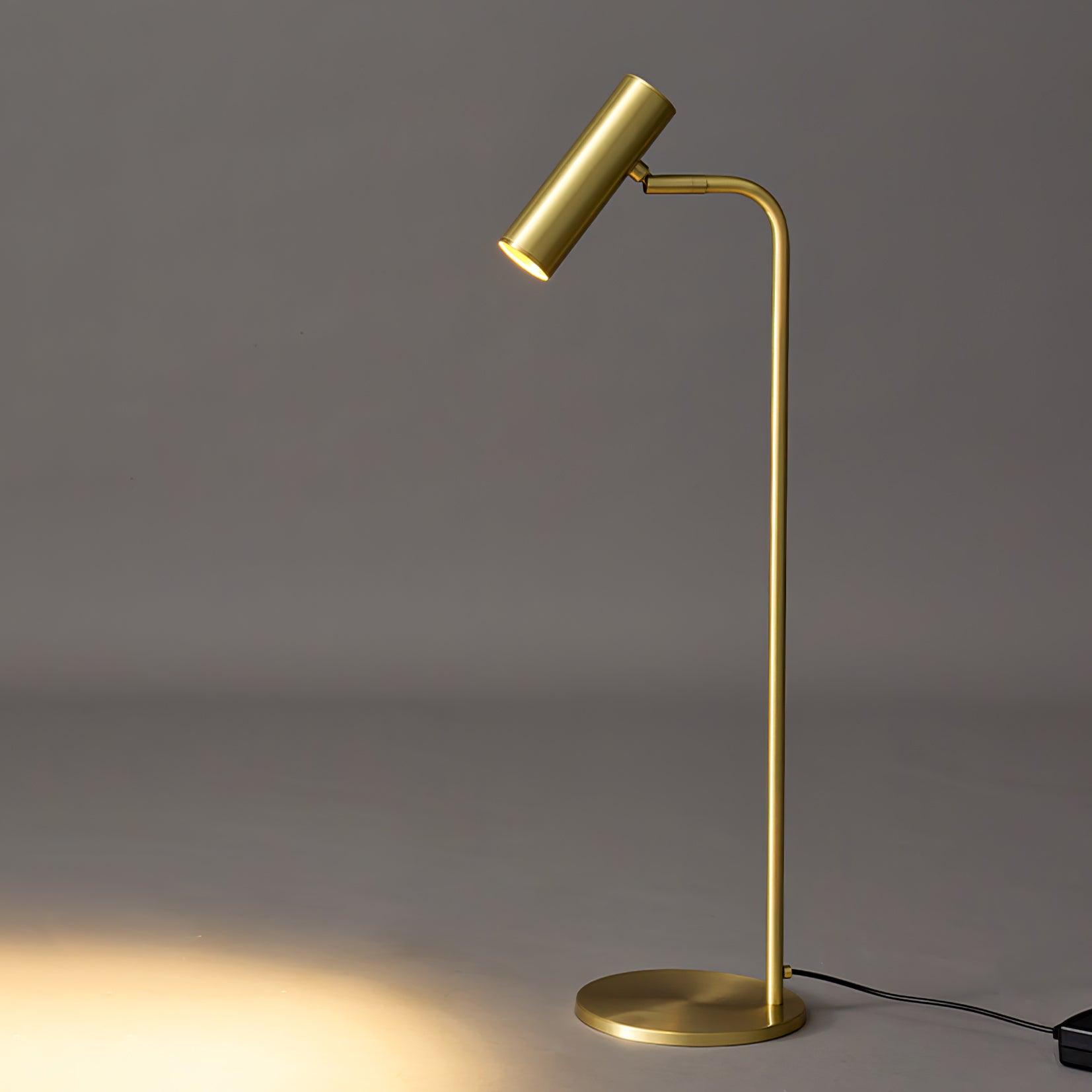 Briona Brass Industrial Table Lamp - Letslighting