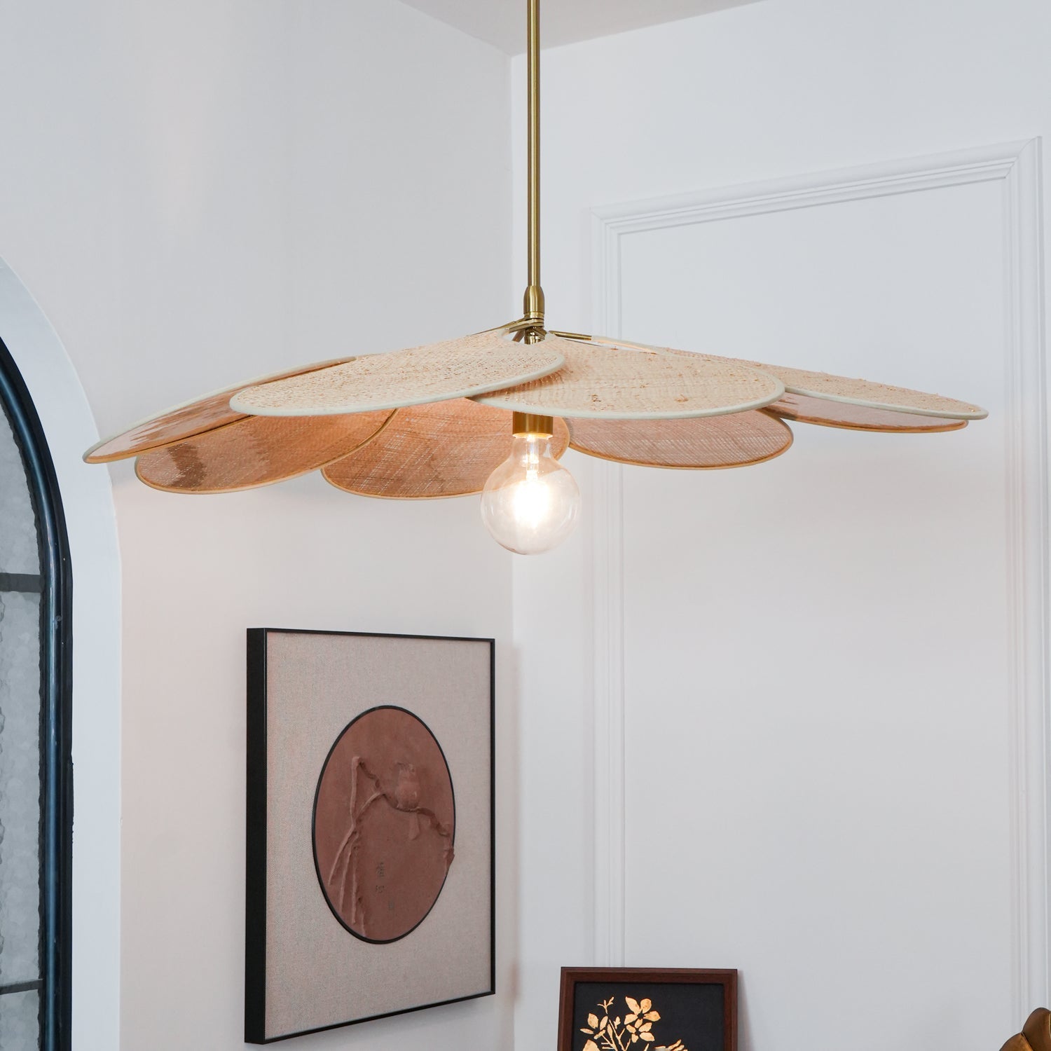 Tory Pendant Lamp Bloom Rattan - Letslighting