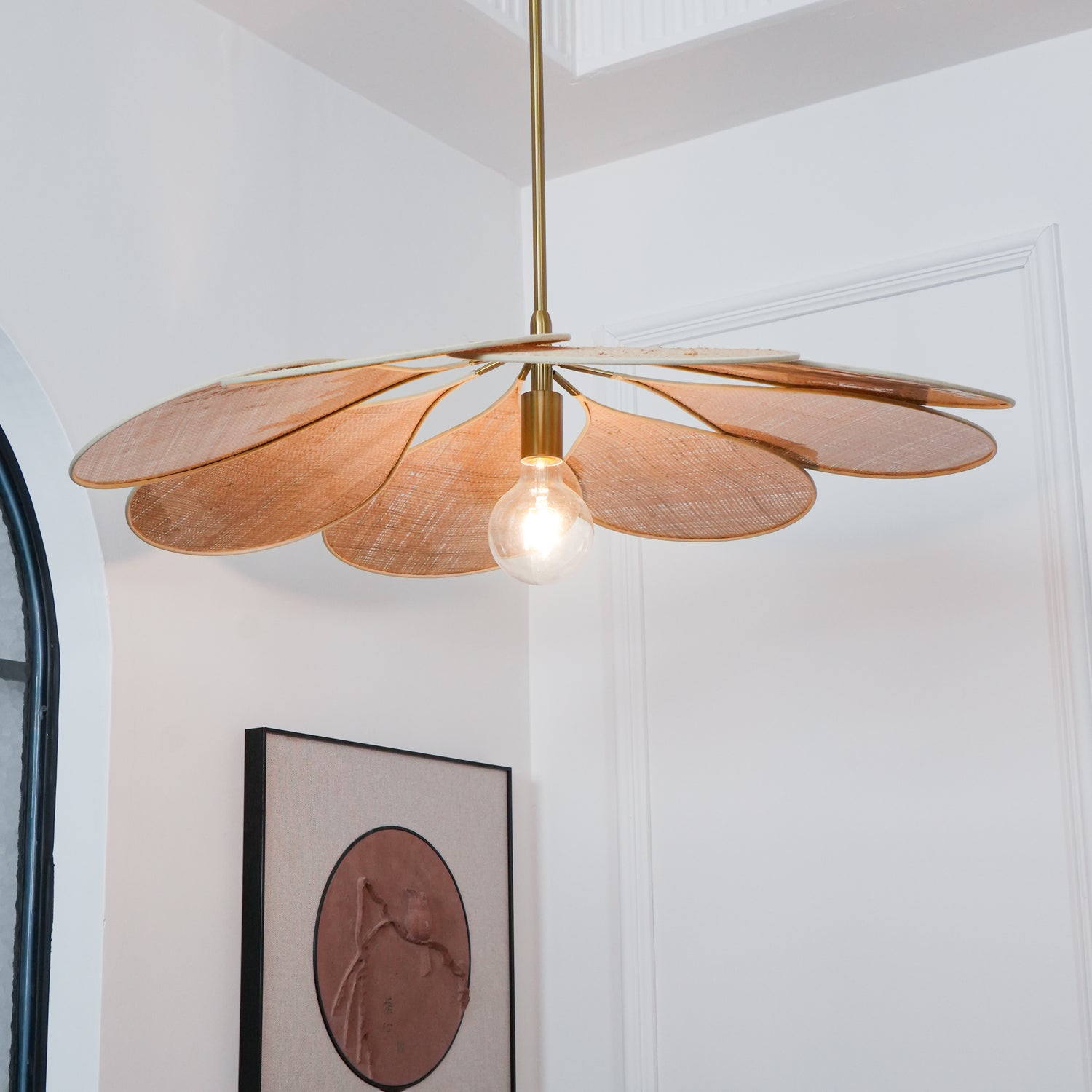 Tory Pendant Lamp Bloom Rattan - Letslighting
