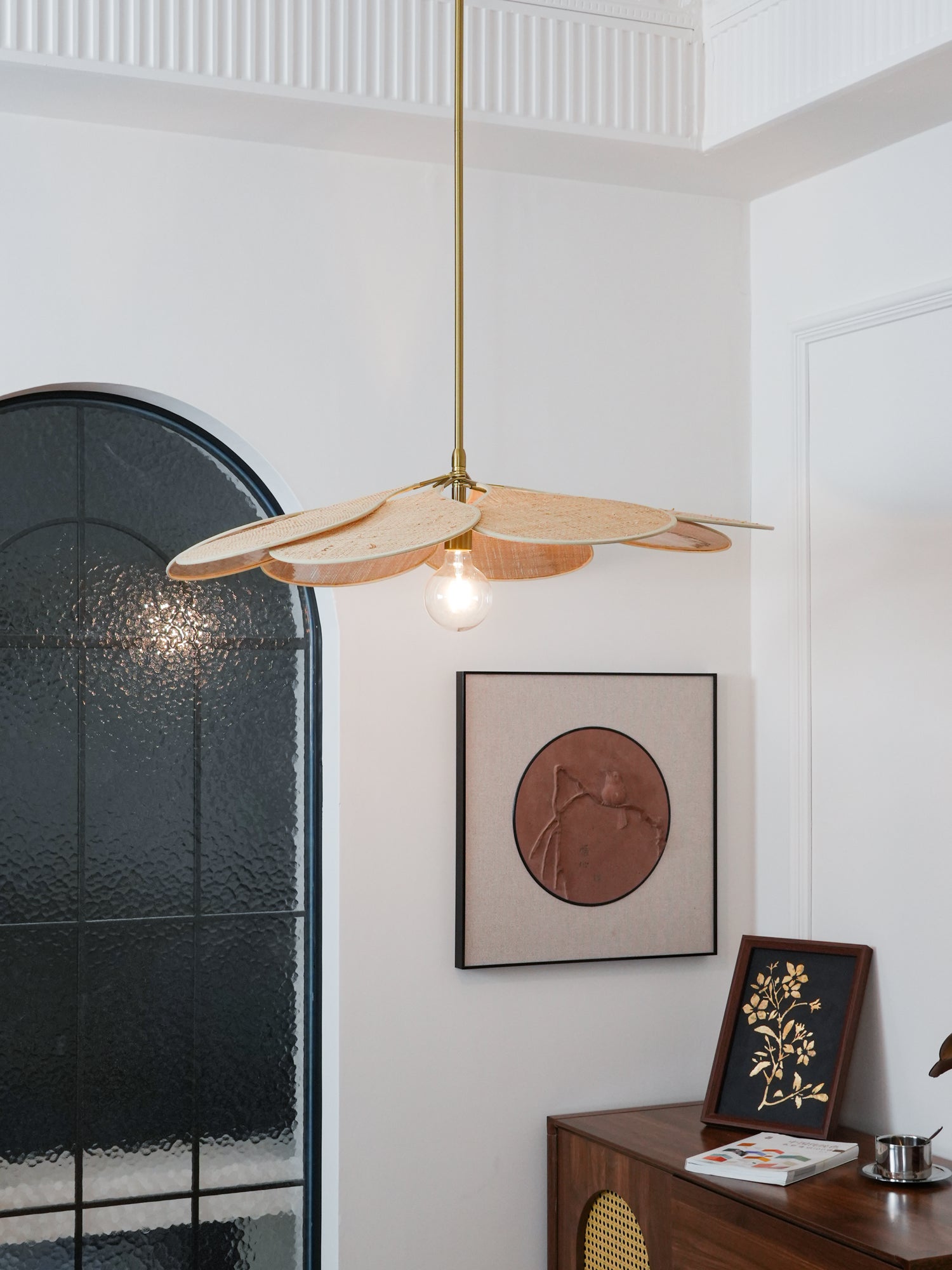 Tory Pendant Lamp Bloom Rattan - Letslighting