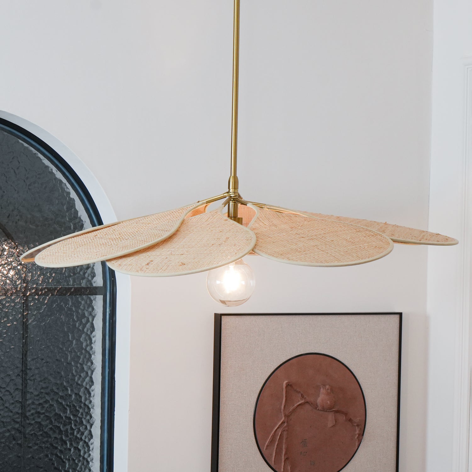 Tory Pendant Lamp Bloom Rattan - Letslighting