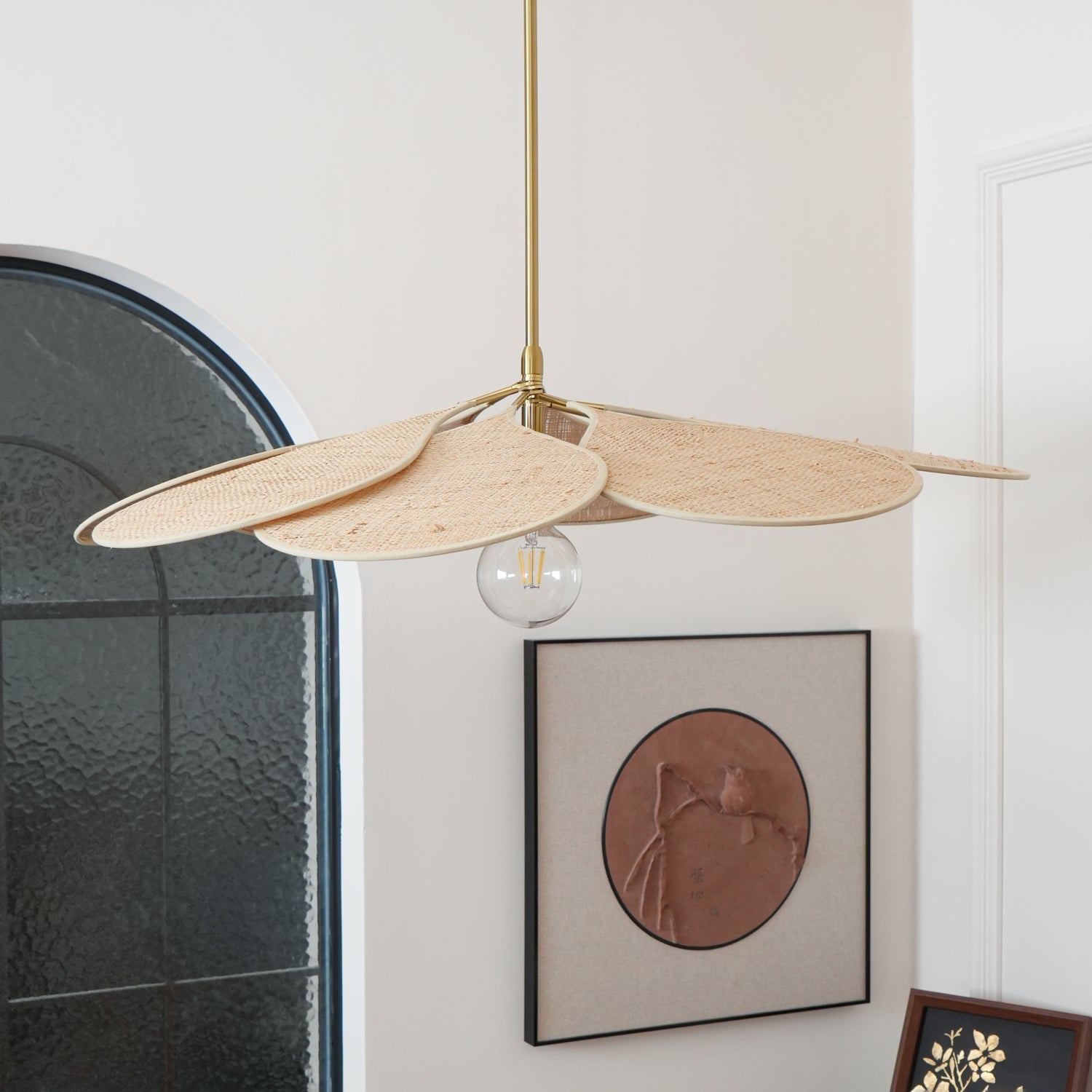 Tory Pendant Lamp Bloom Rattan - Letslighting